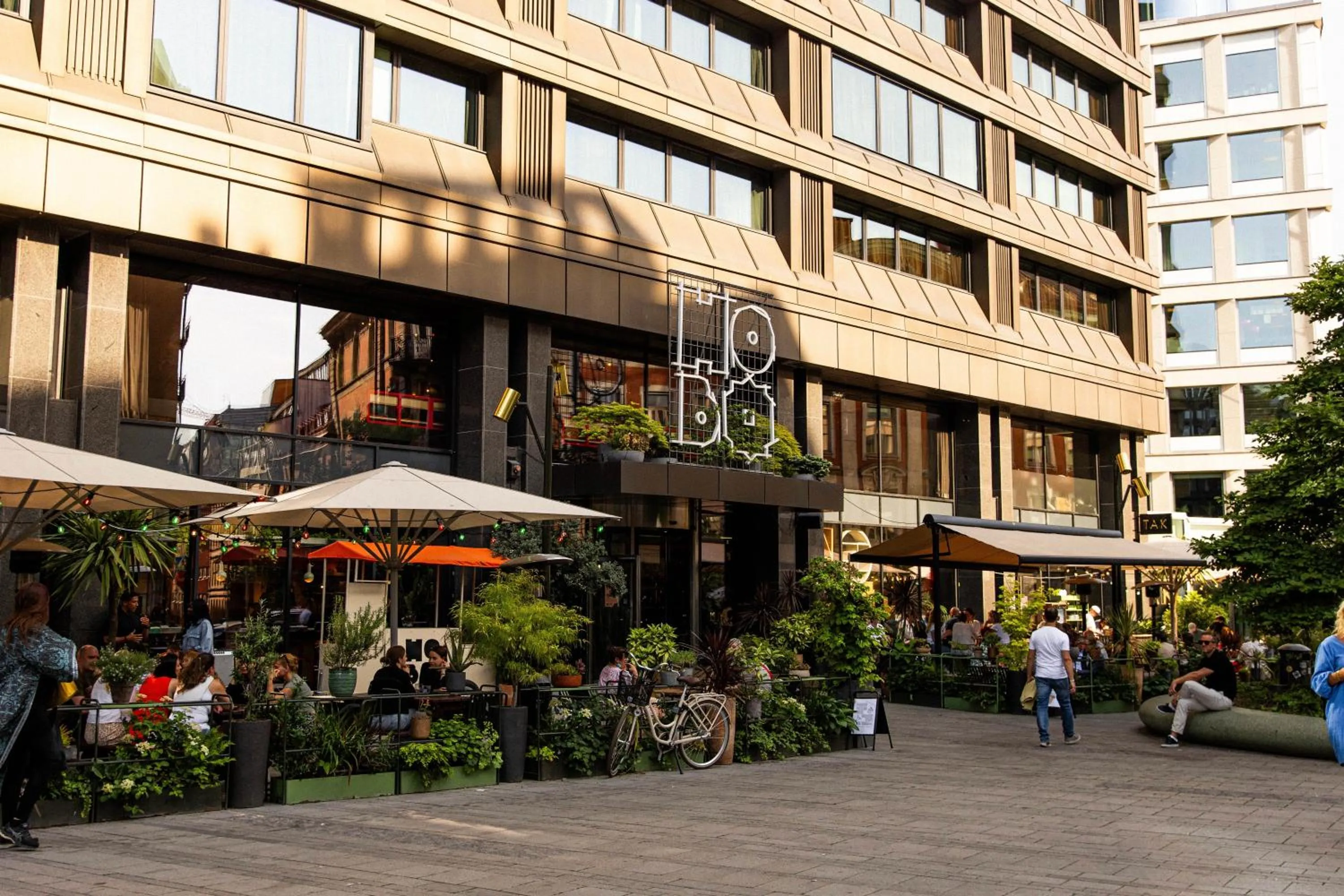 Facade/entrance in Hobo Hotel Stockholm