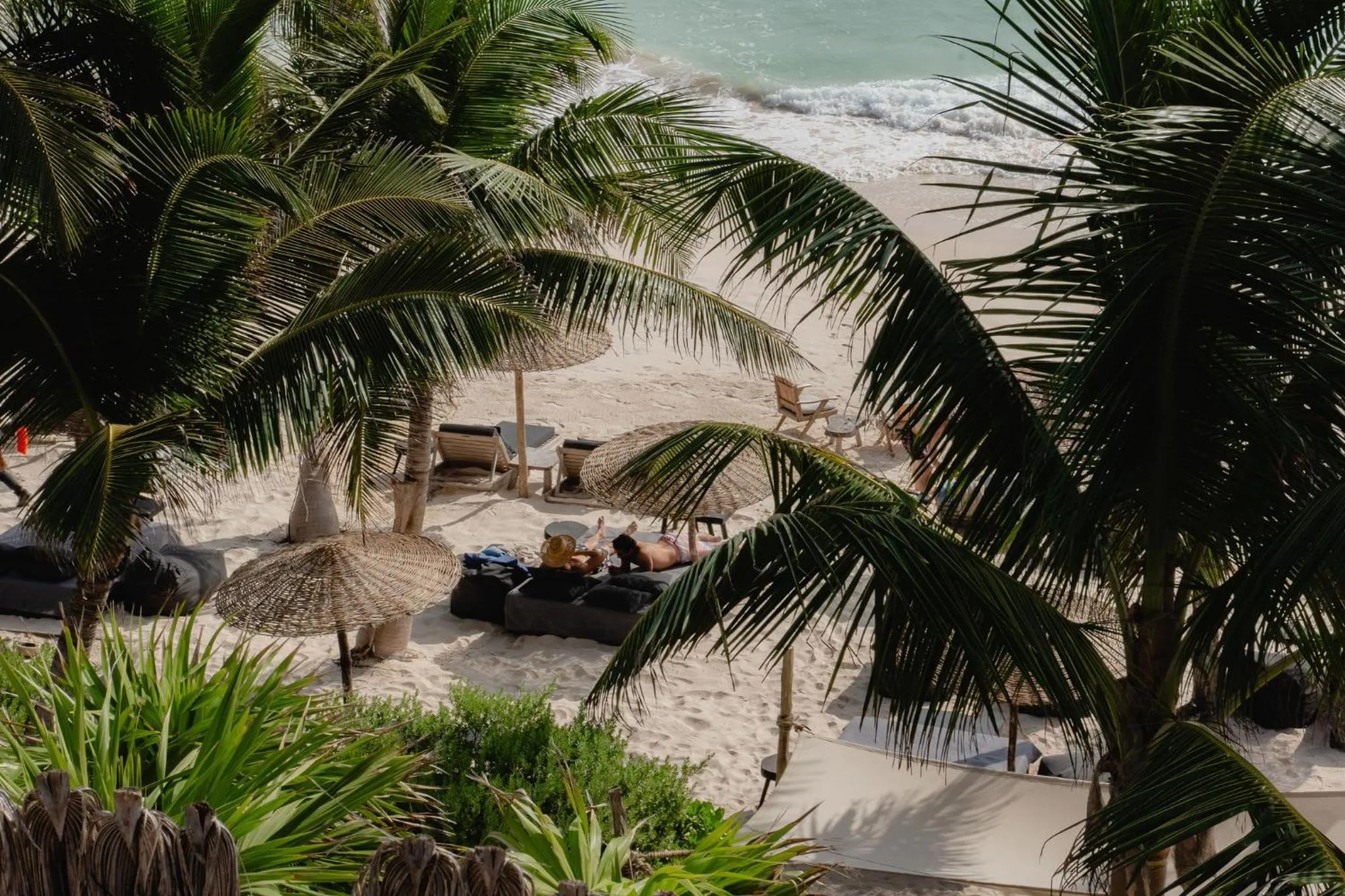 Beach in Chiringuito Tulum