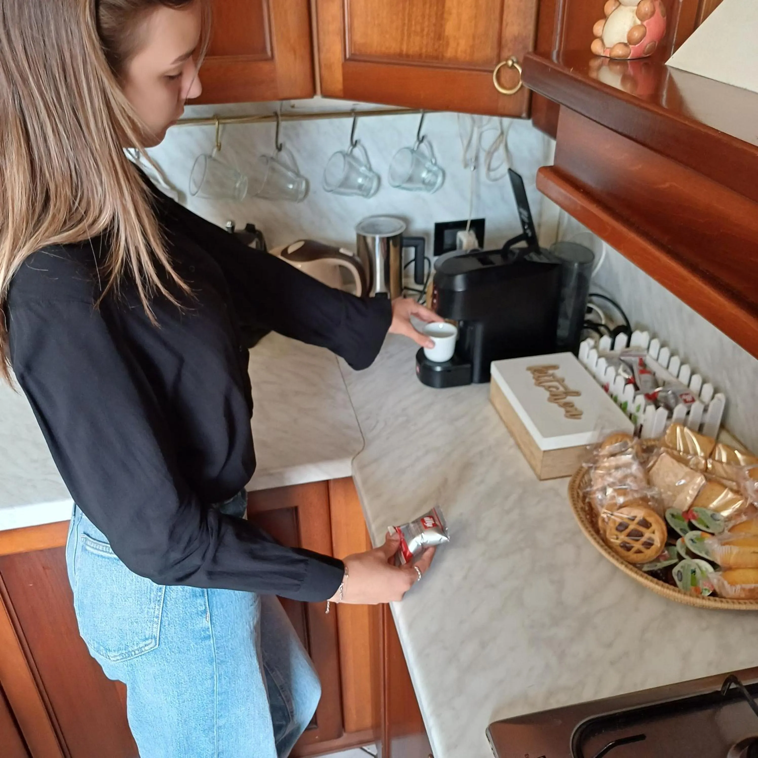 Coffee/tea facilities in B&B Miele