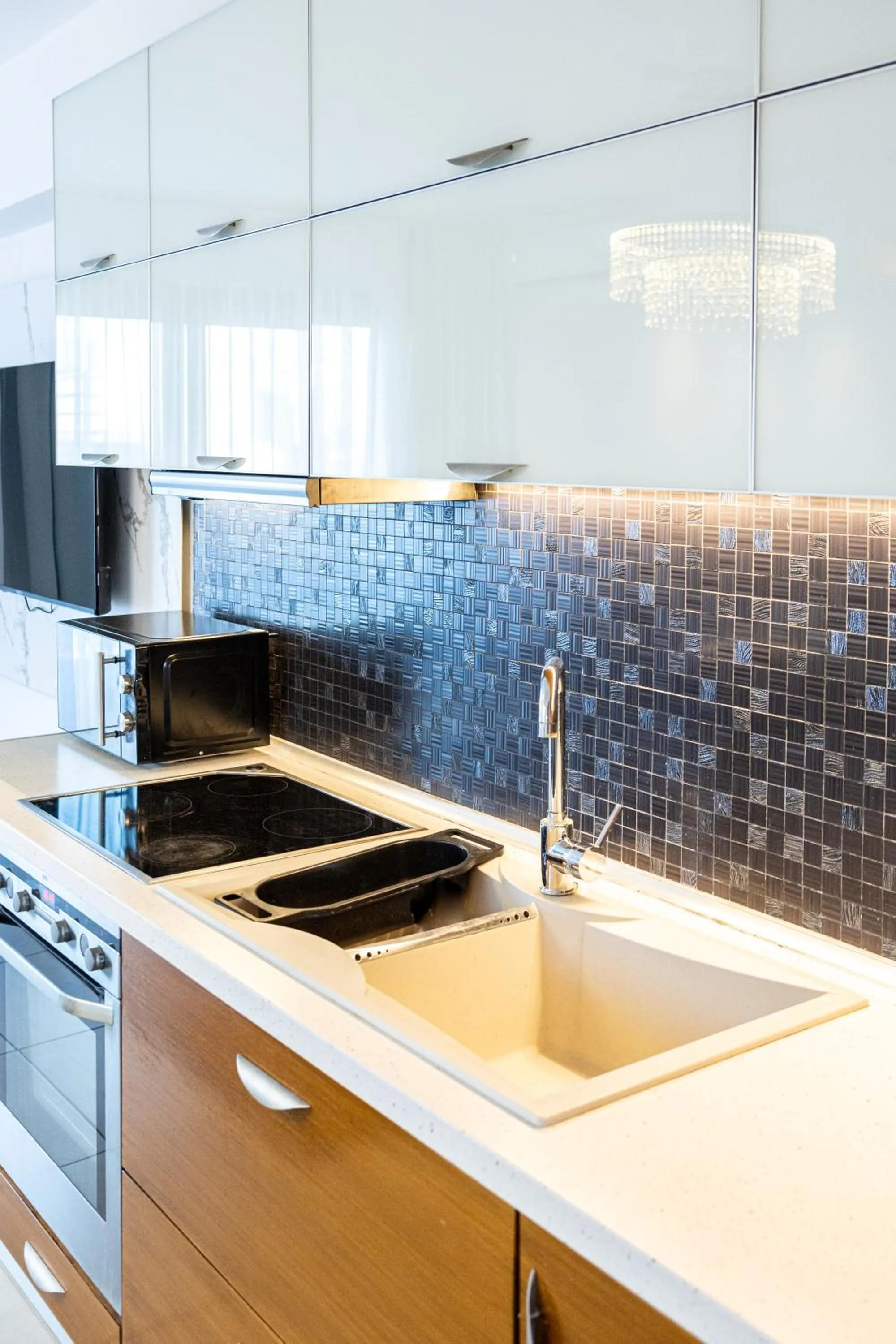 Kitchen or kitchenette in Limani Comfort Rooms