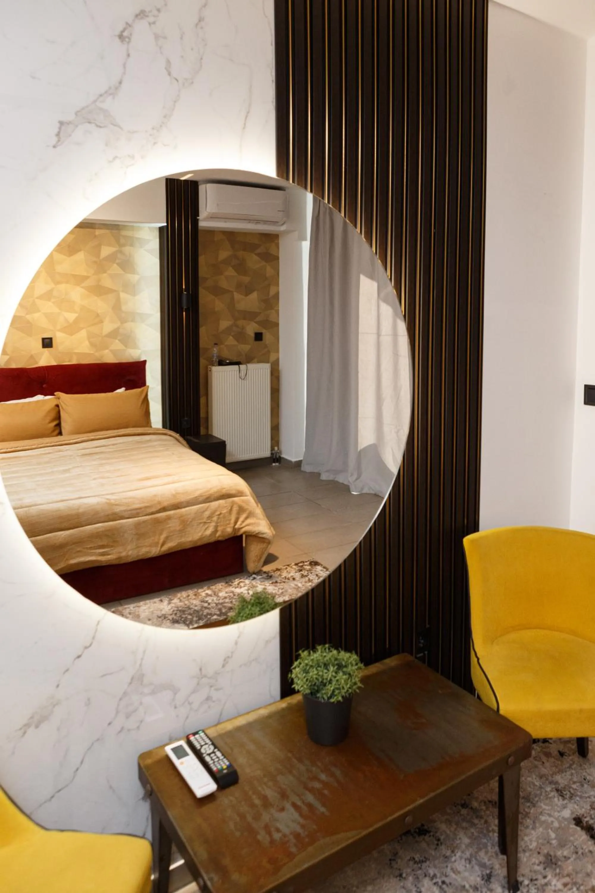 Bed in Limani Comfort Rooms