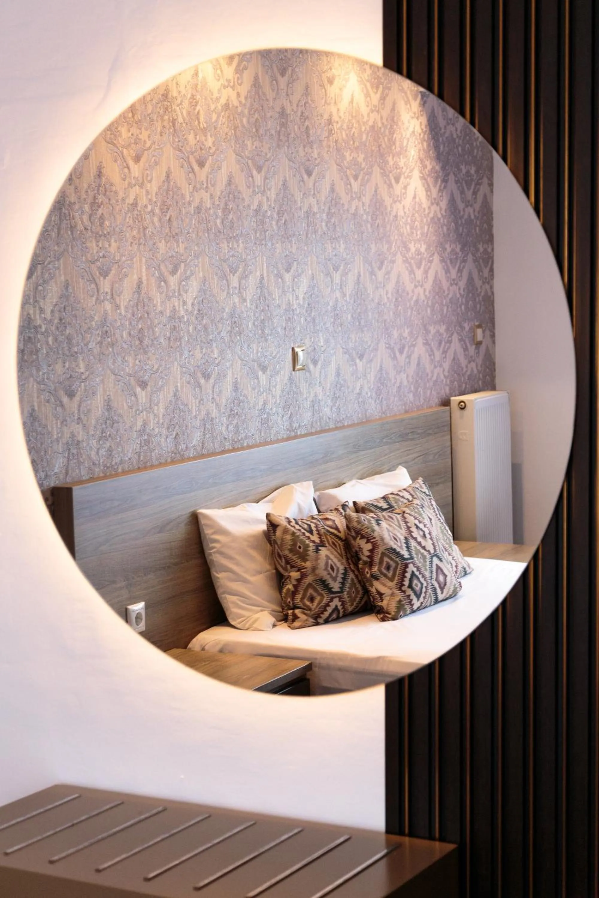 Bed in Limani Comfort Rooms