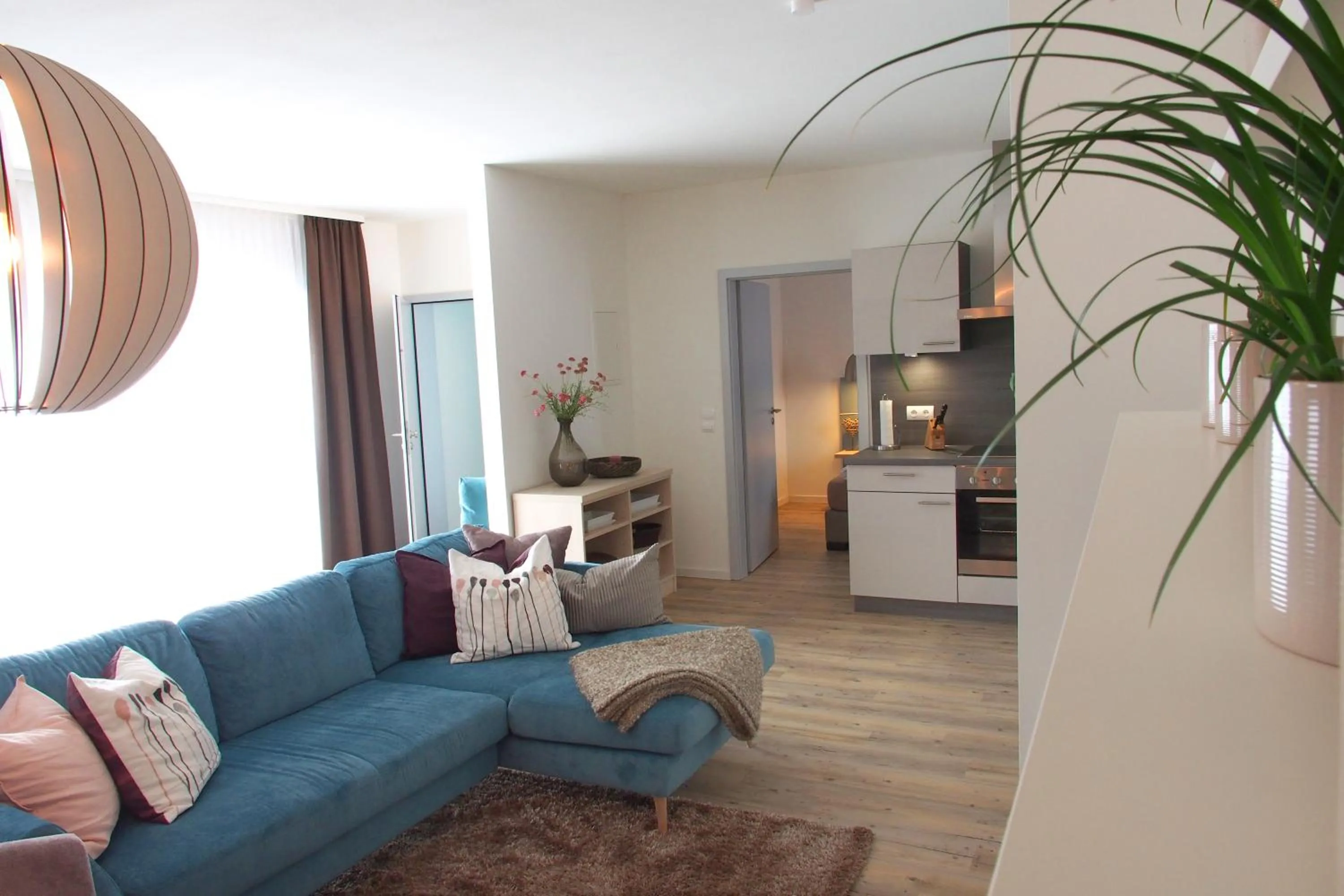 Kitchen or kitchenette in Apartments Bogner