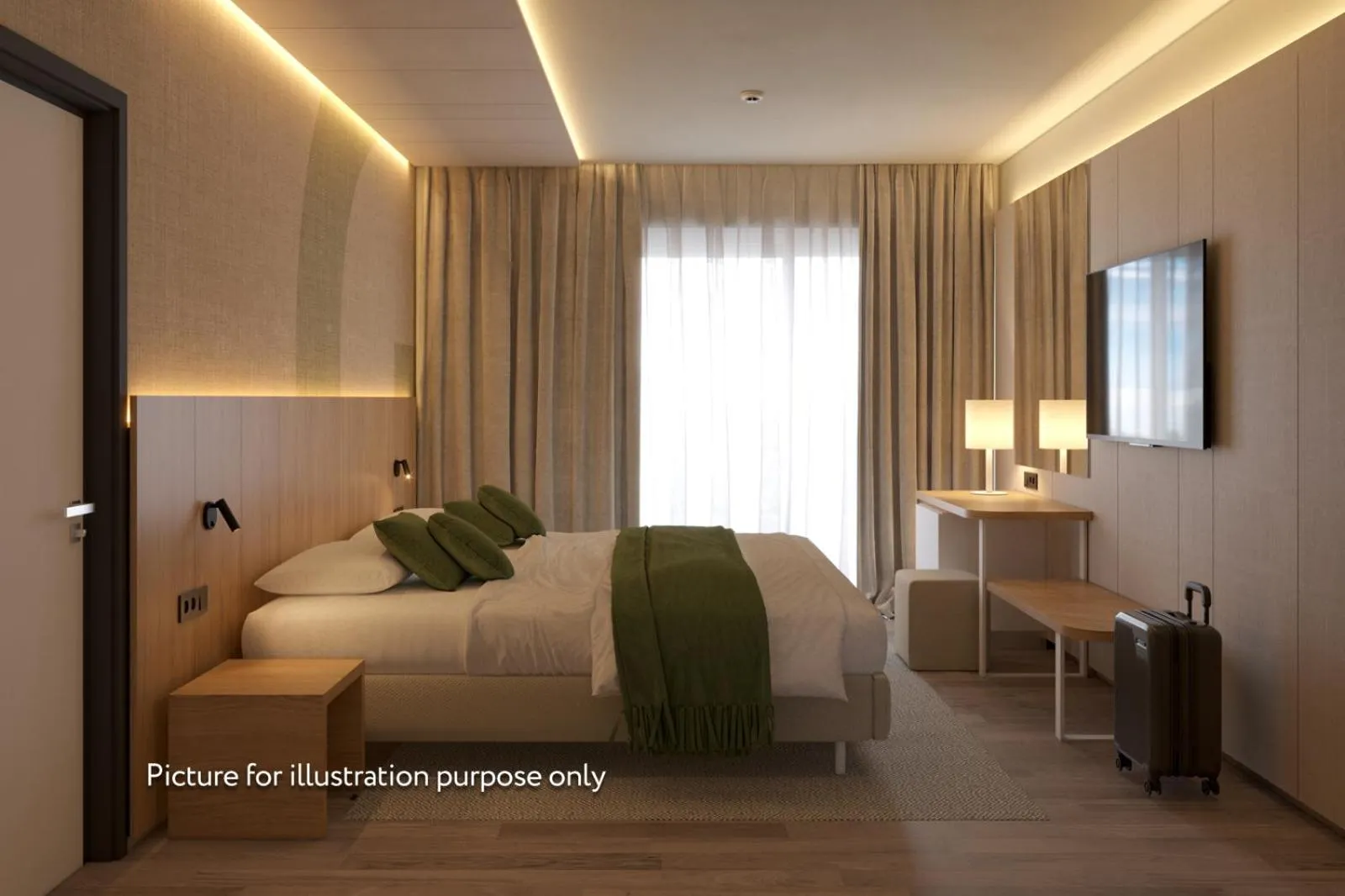 Bedroom, Bed in Hotel Garden Istra Plava Laguna