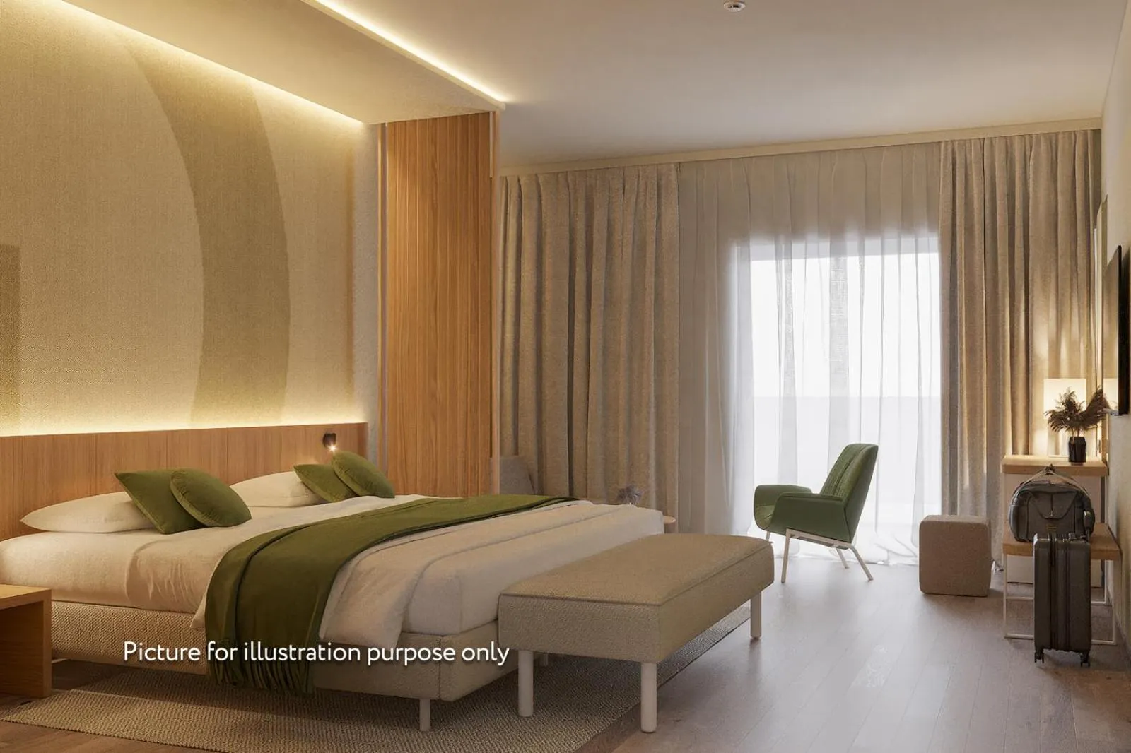 Bedroom, Bed in Hotel Garden Istra Plava Laguna