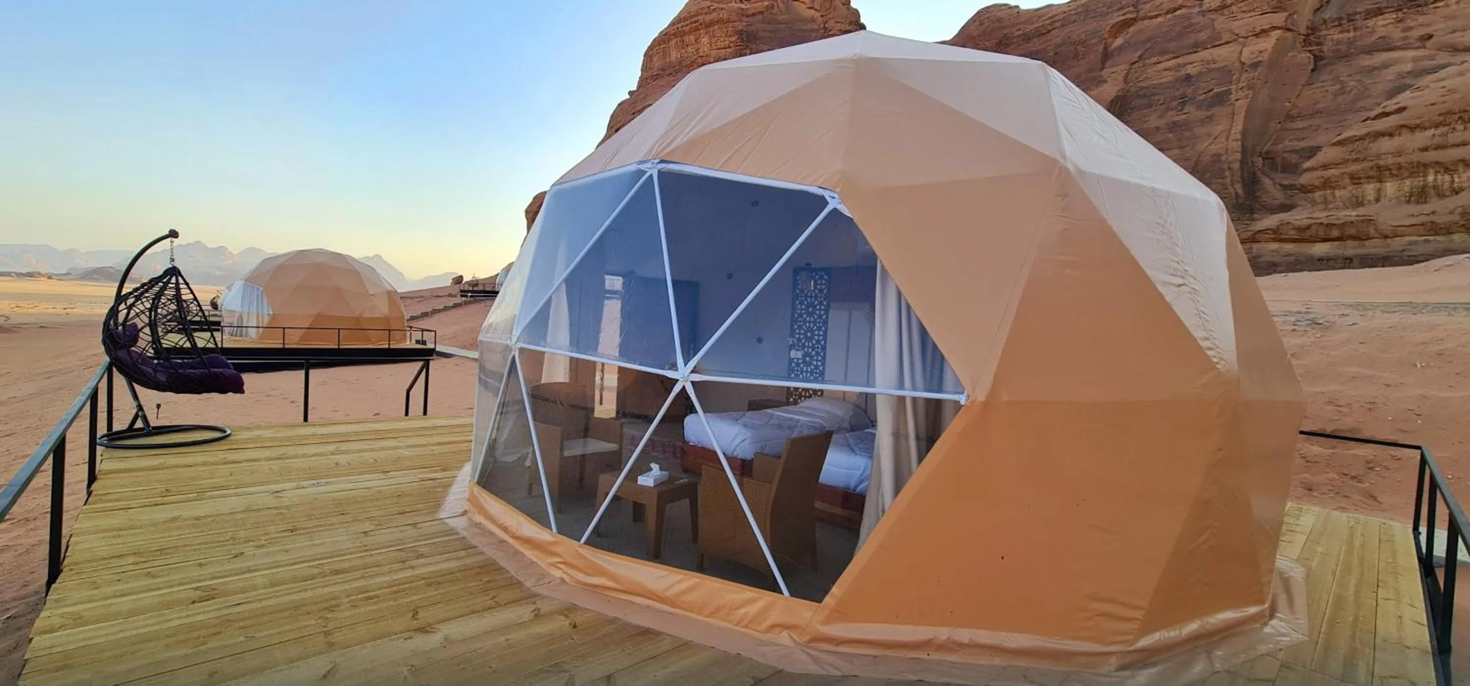 Mountain view in Hasan Zawaideh luxury camp 2