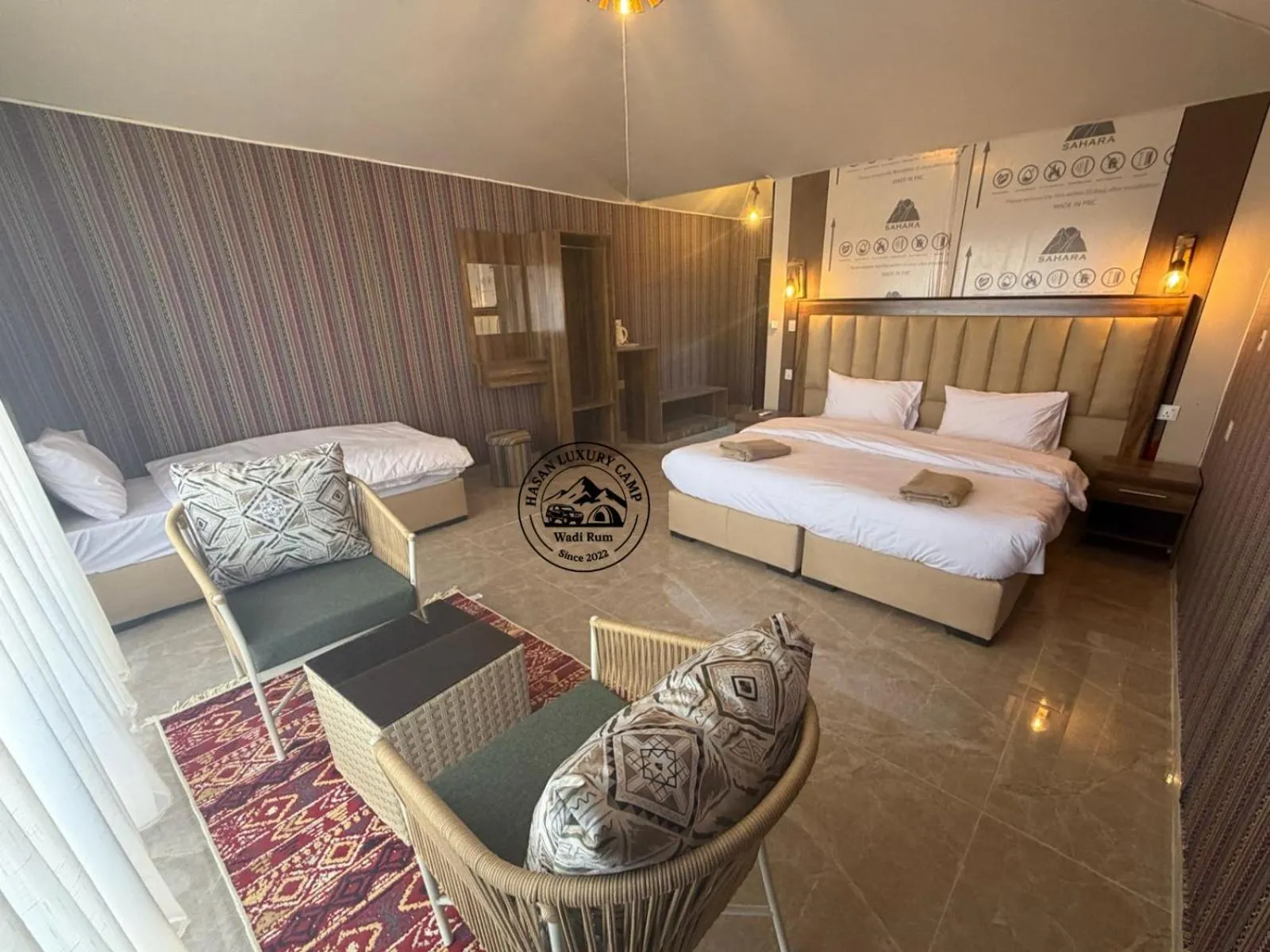 Deluxe Panoramic Tent - single occupancy in Hasan Zawaideh luxury camp 2