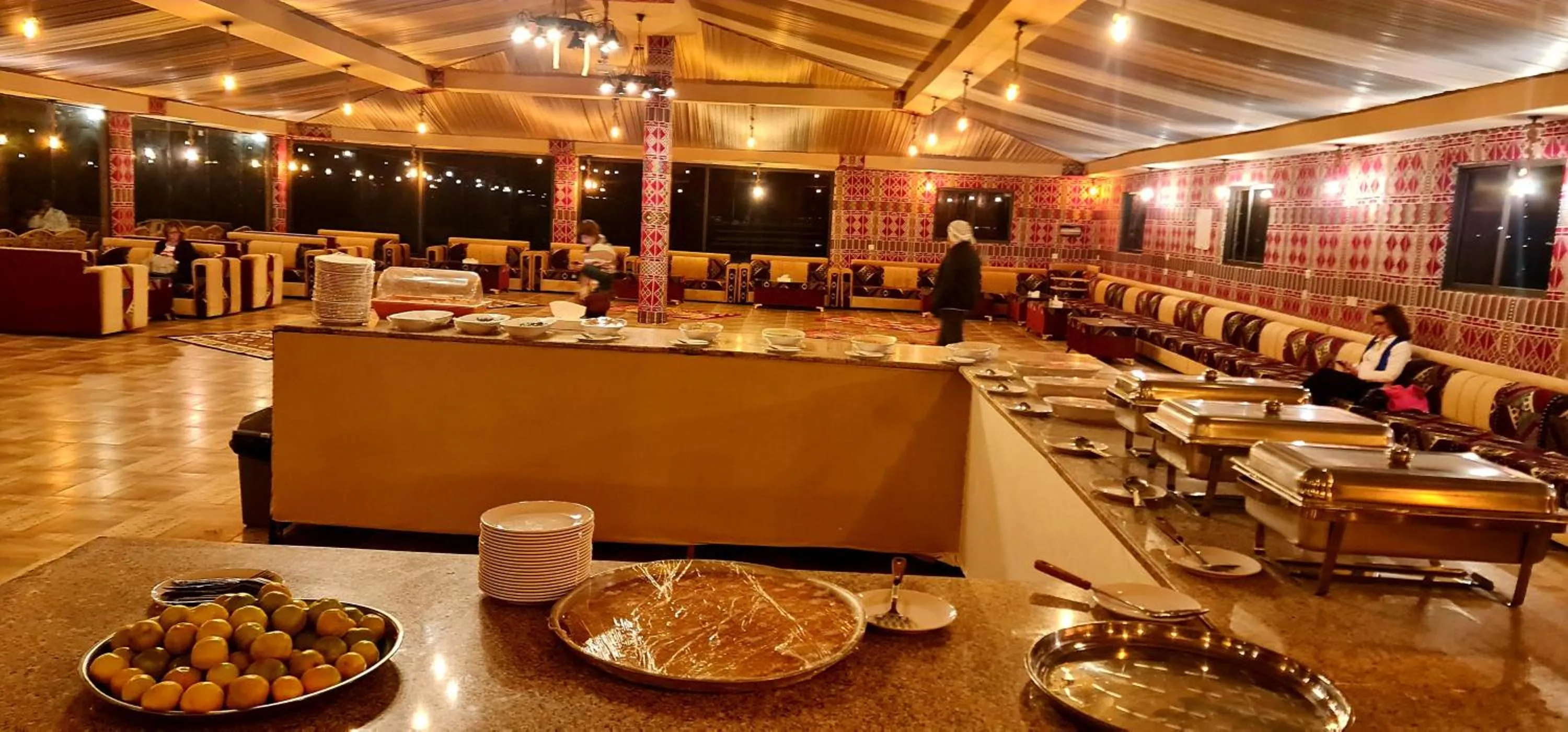 Restaurant/places to eat in Hasan Zawaideh luxury camp 2
