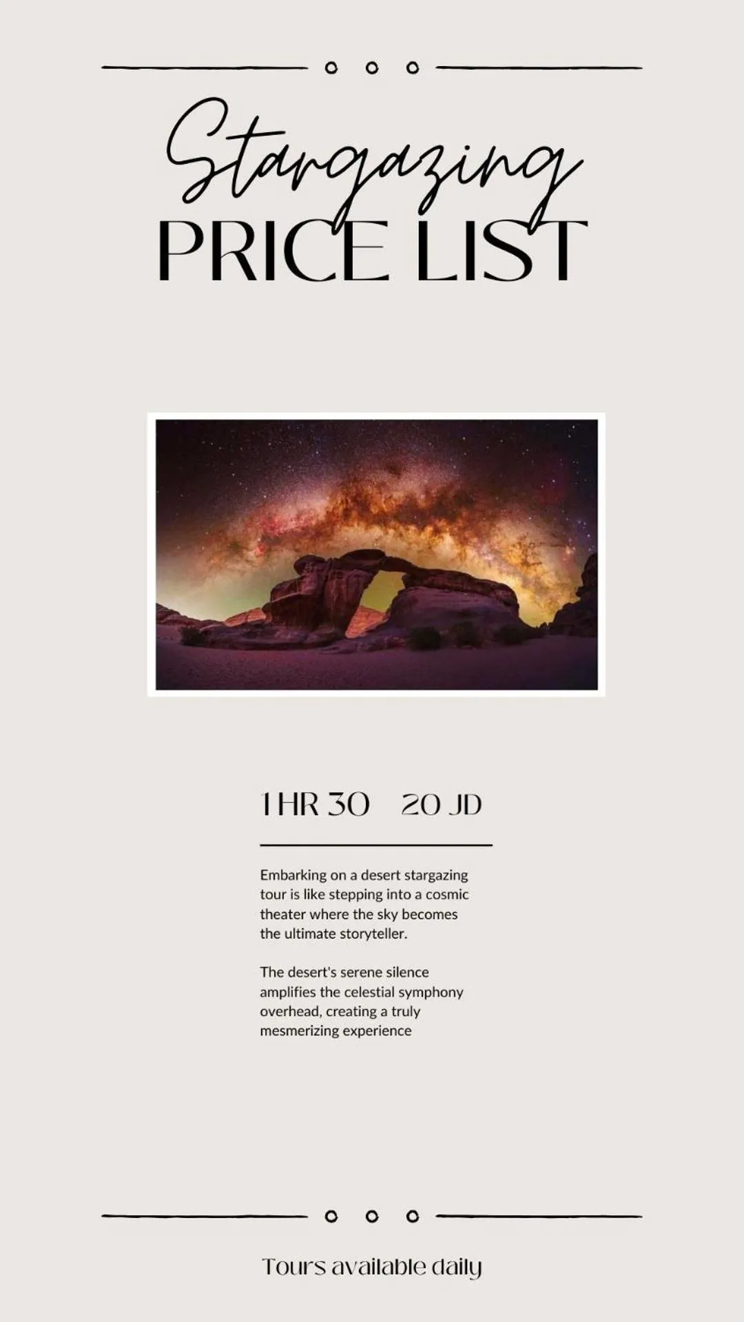 Activities in Hasan Zawaideh luxury camp 2