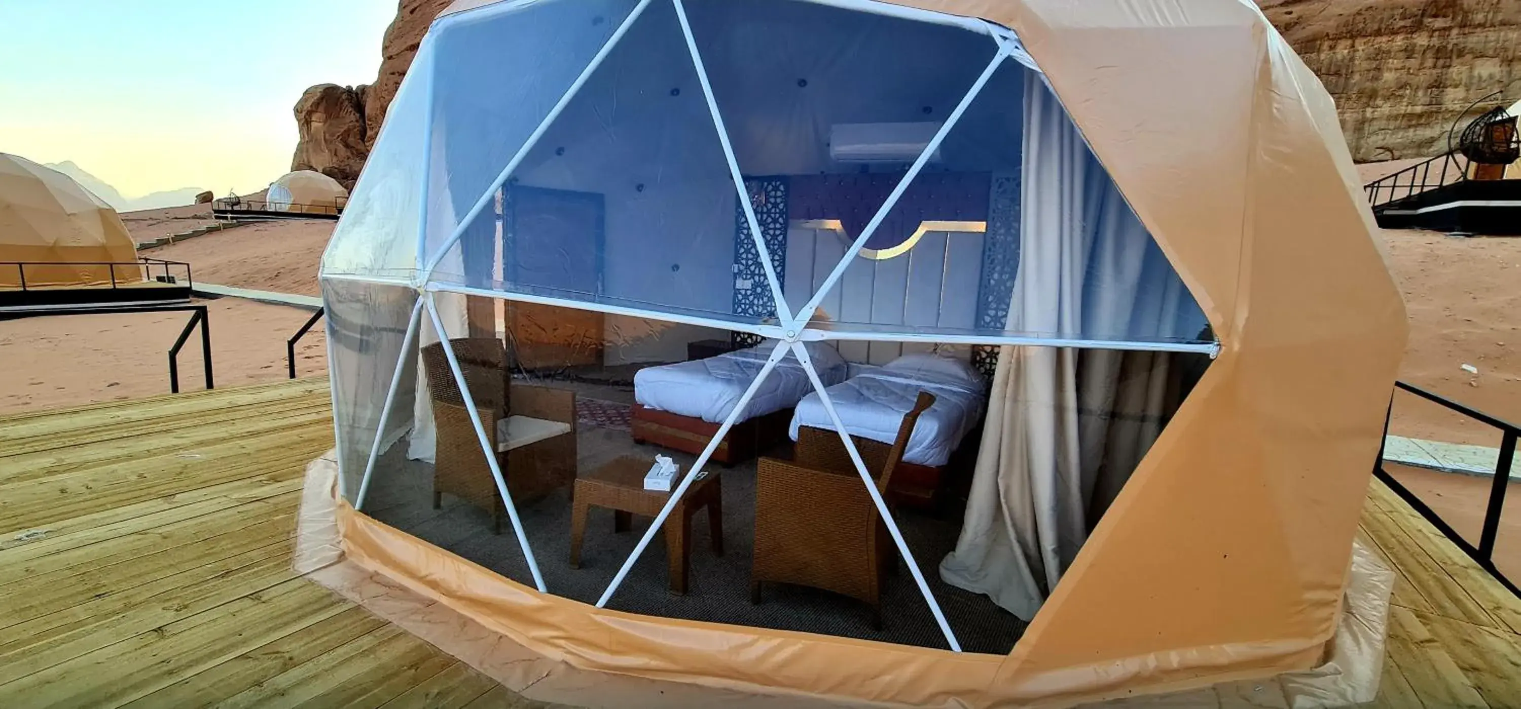 Martian Tent (Bubble) - single occupancy in Hasan Zawaideh luxury camp 2 Martian Tent (Bubble) - single occupancy in Hasan Zawaideh luxury camp 2