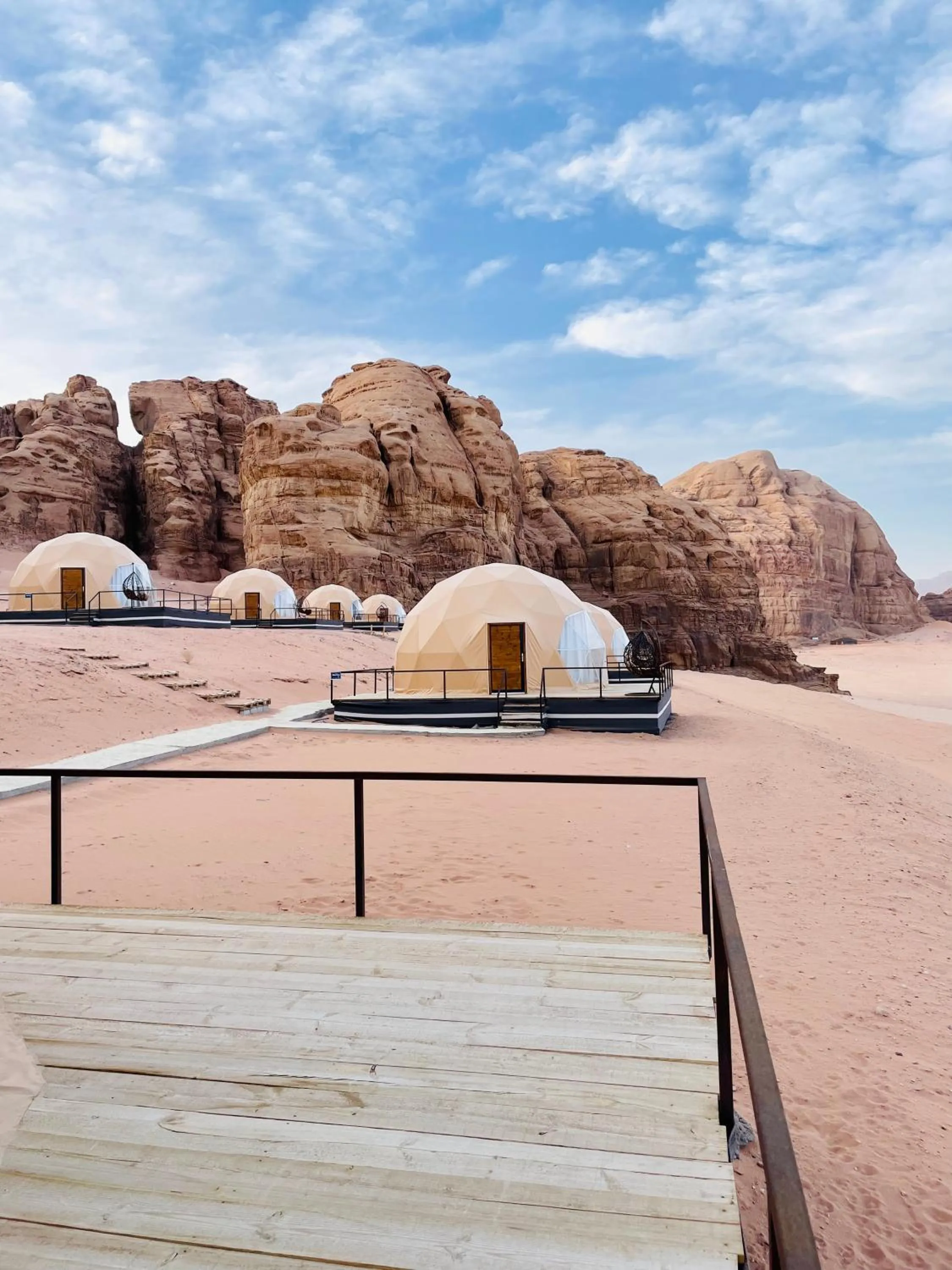 Natural landscape in Hasan Zawaideh luxury camp 2