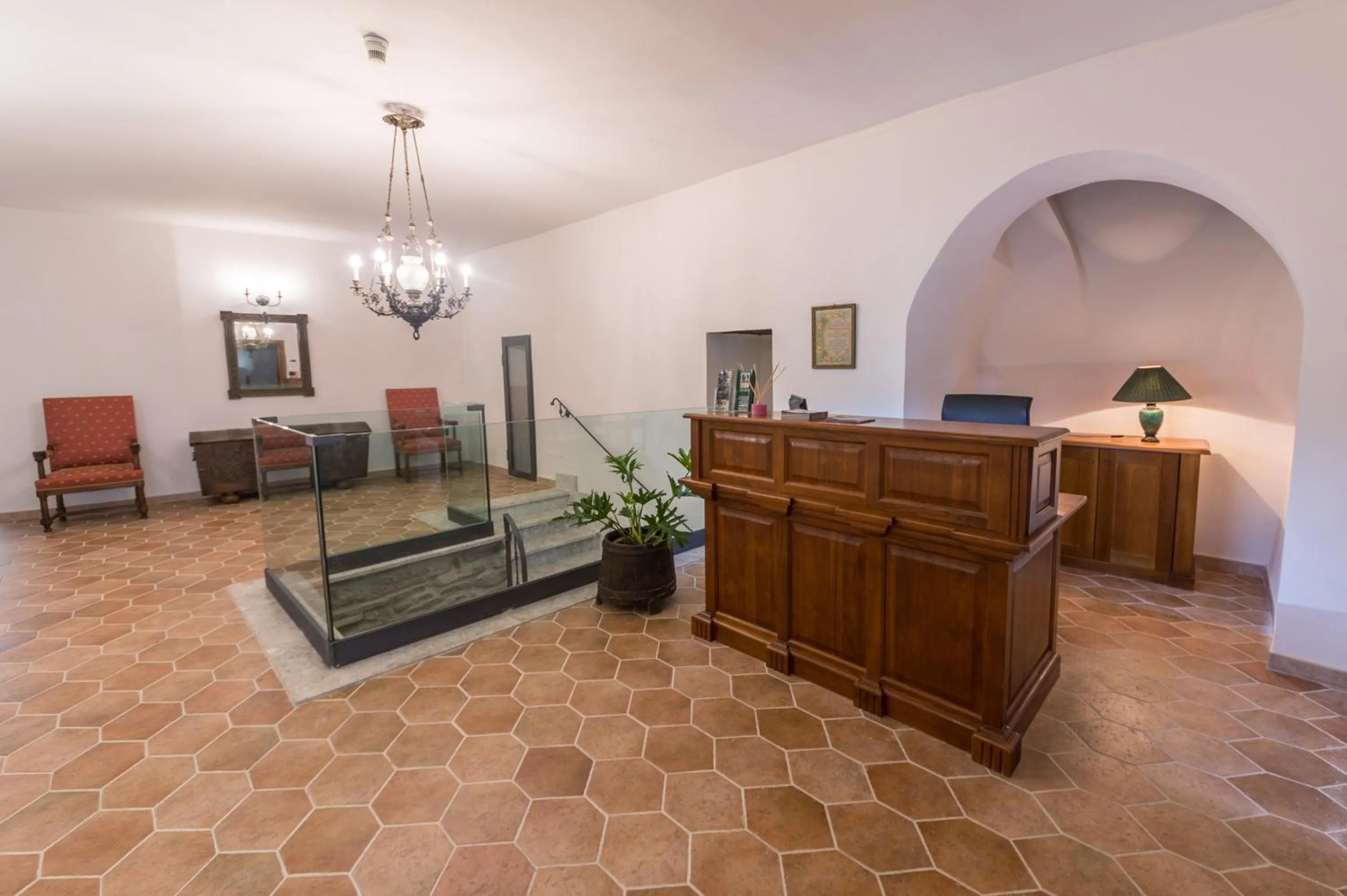 Lobby or reception in Palazzo Cestari Hotel