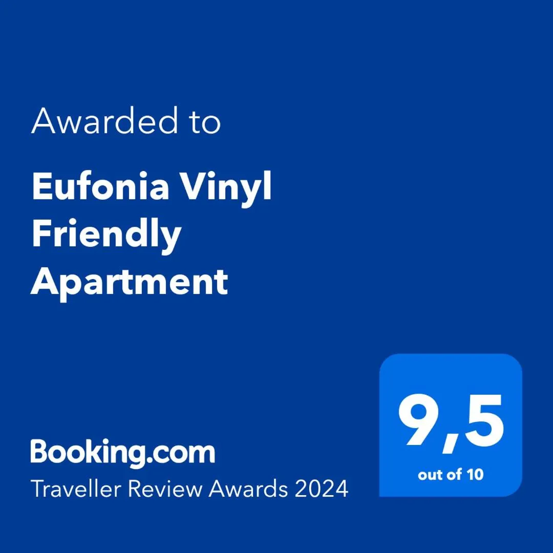 Logo/Certificate/Sign in Eufonia Vinyl Friendly Apartment