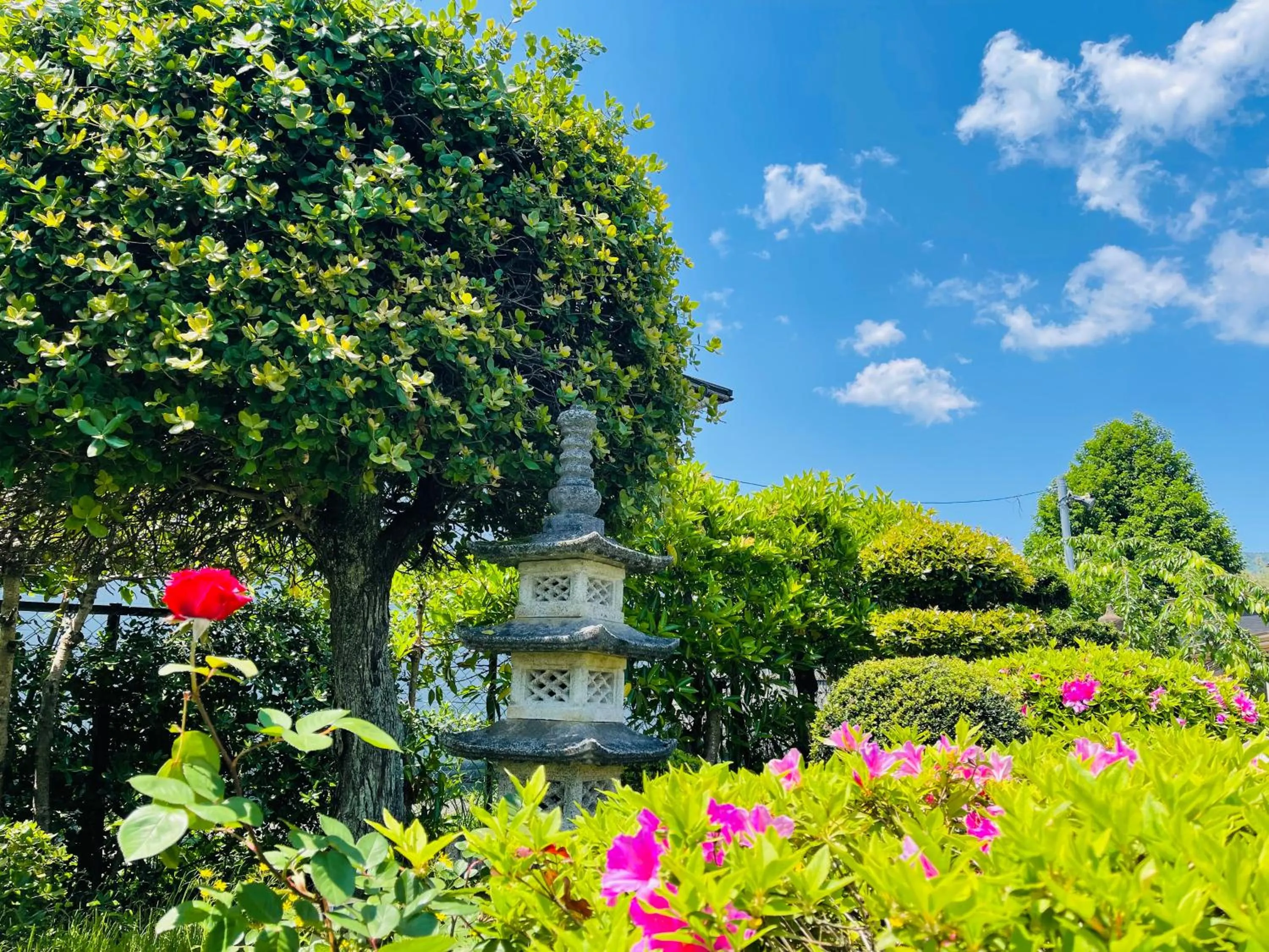 Garden in Shiga Biwa Lake Shanshui House