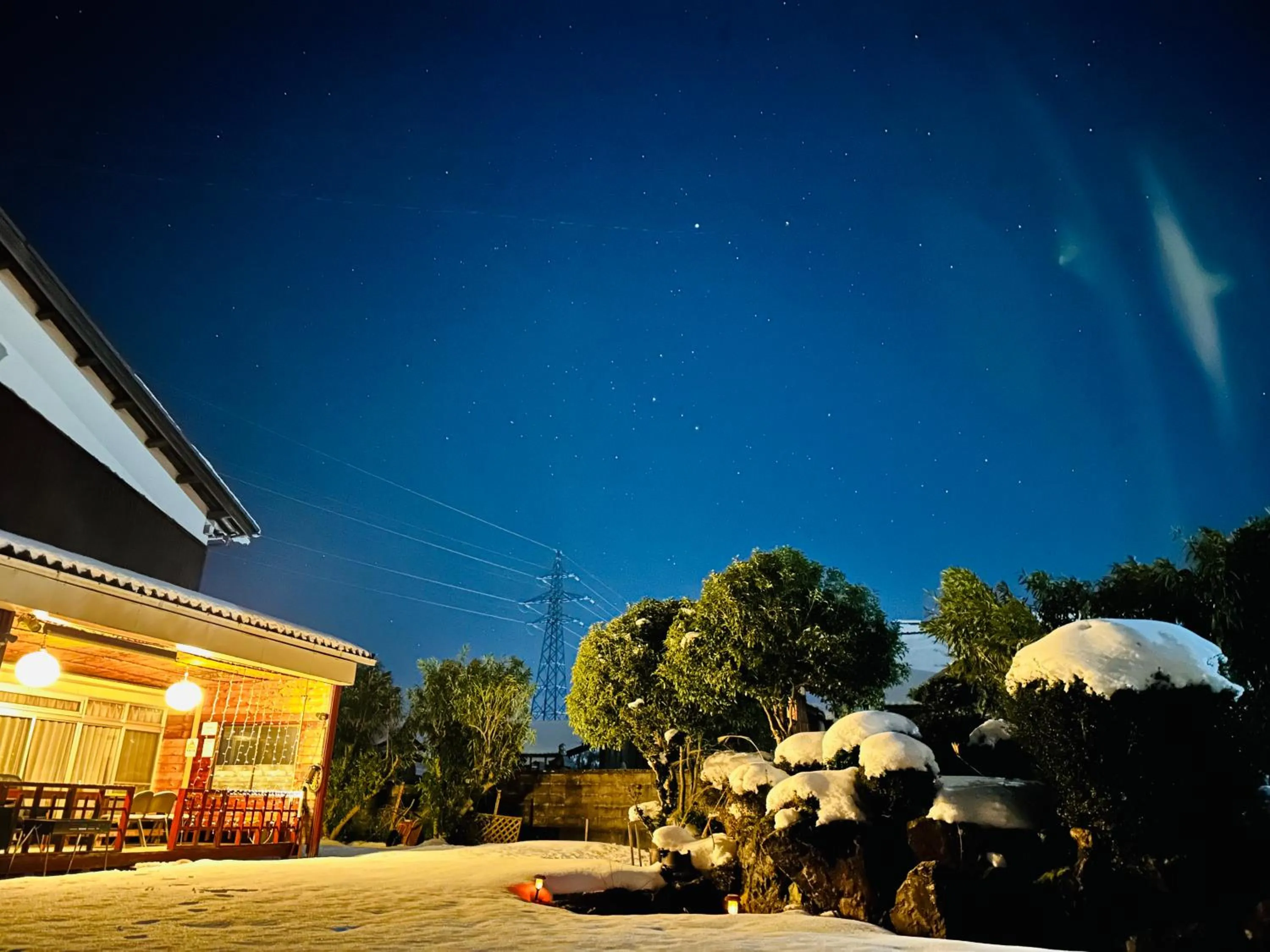 Night in Shiga Biwa Lake Shanshui House