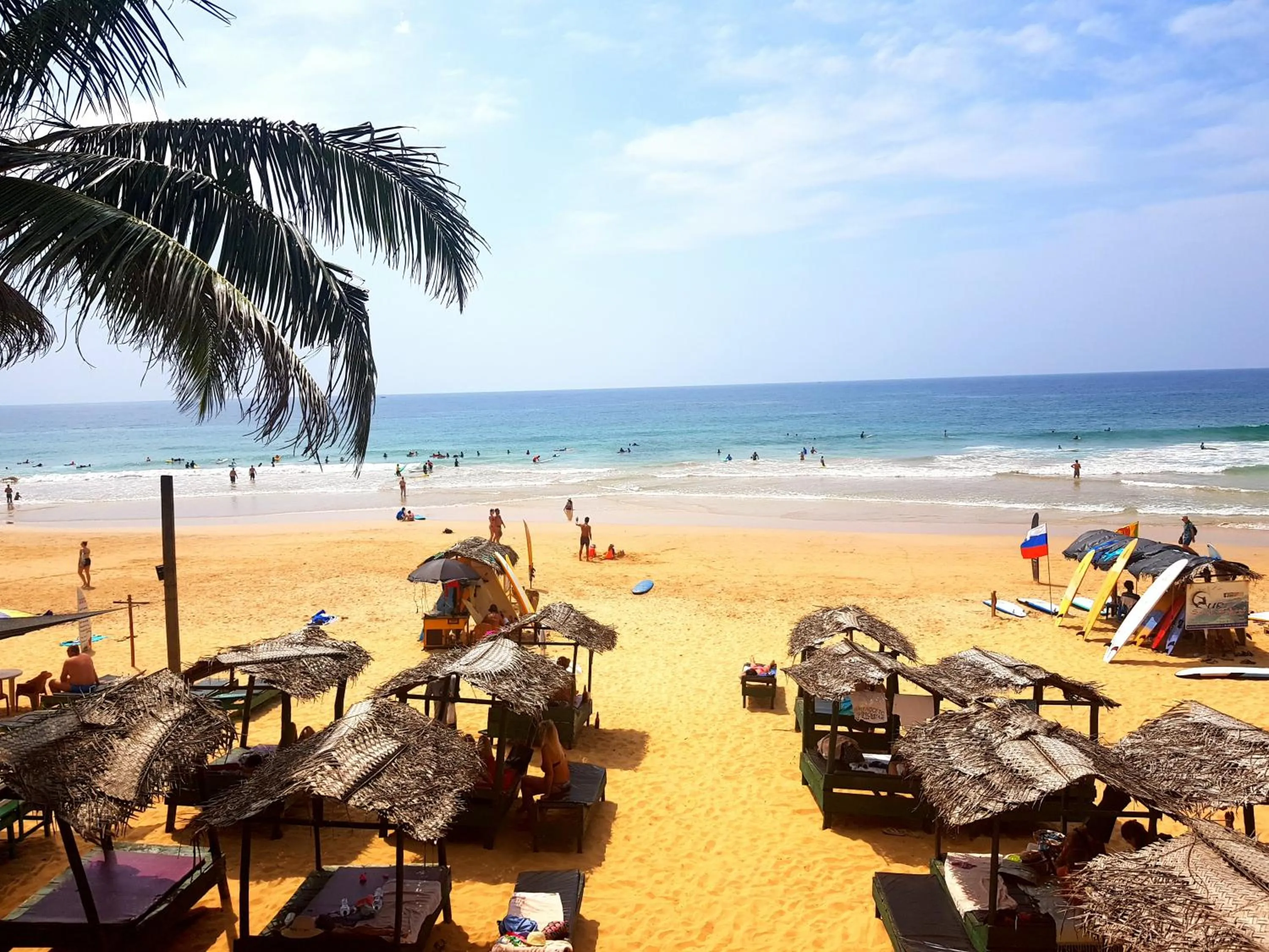 People in Drifters Hotel & Beach Restaurant