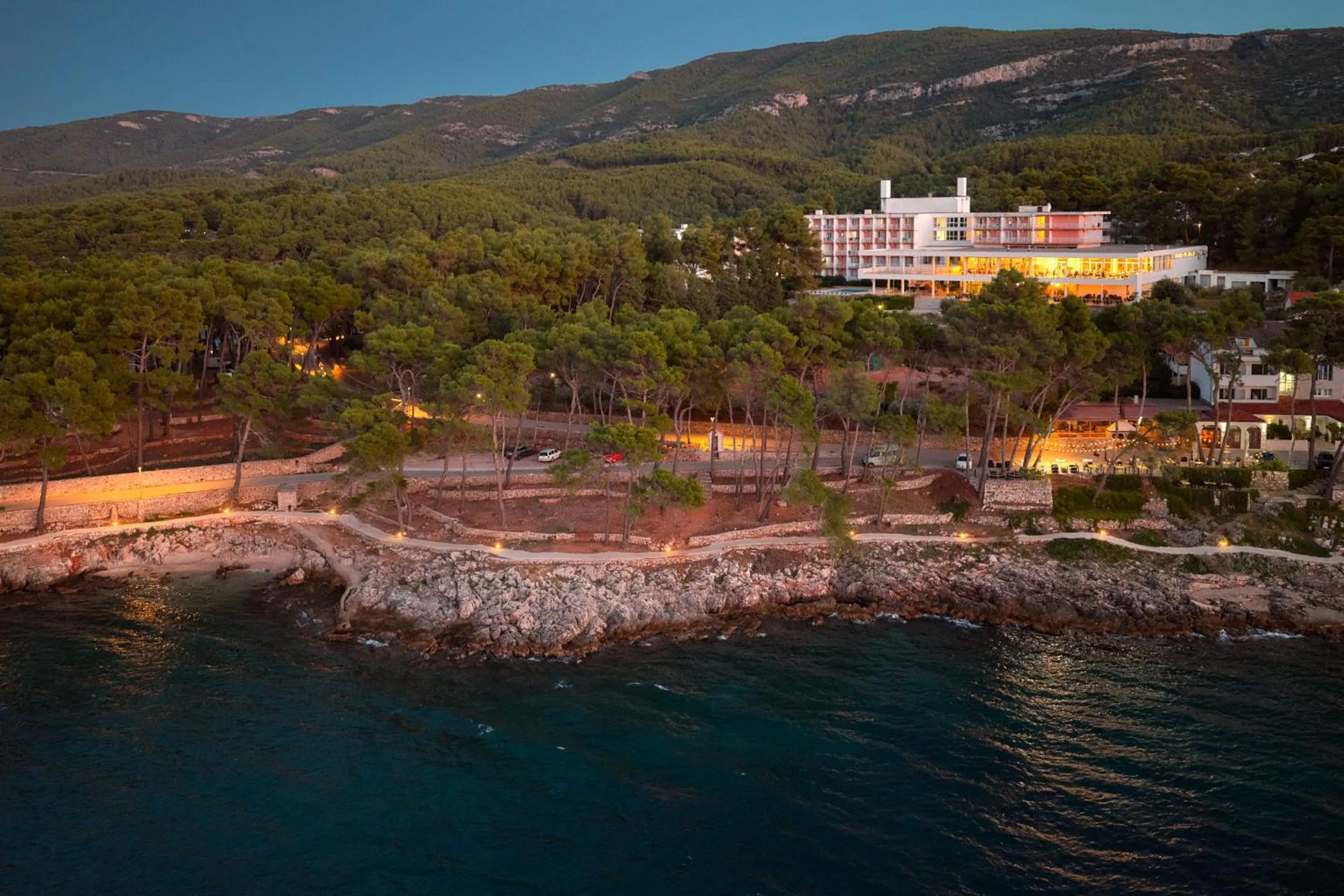 Natural landscape in Hotel Hvar