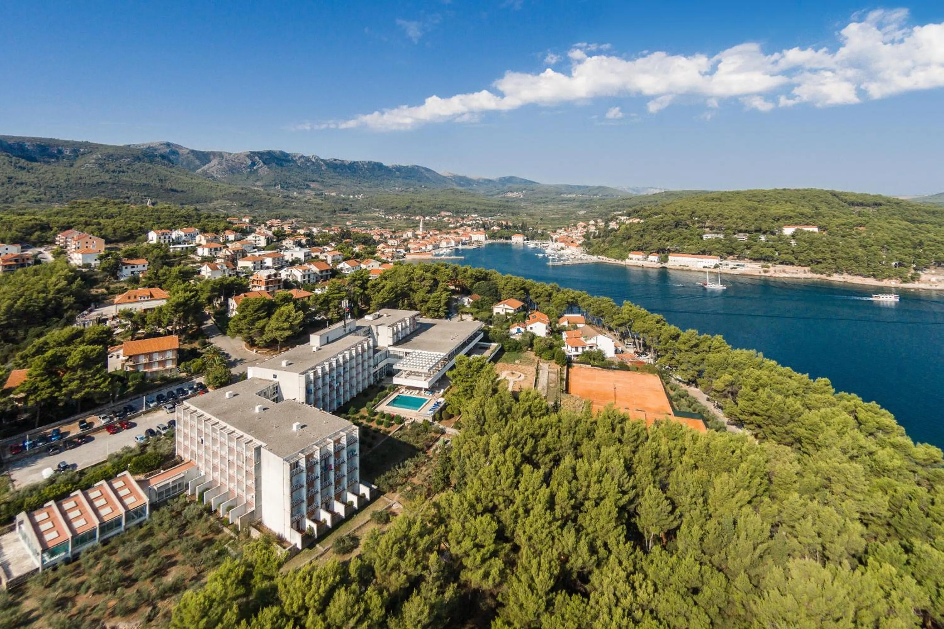 Natural landscape in Hotel Hvar