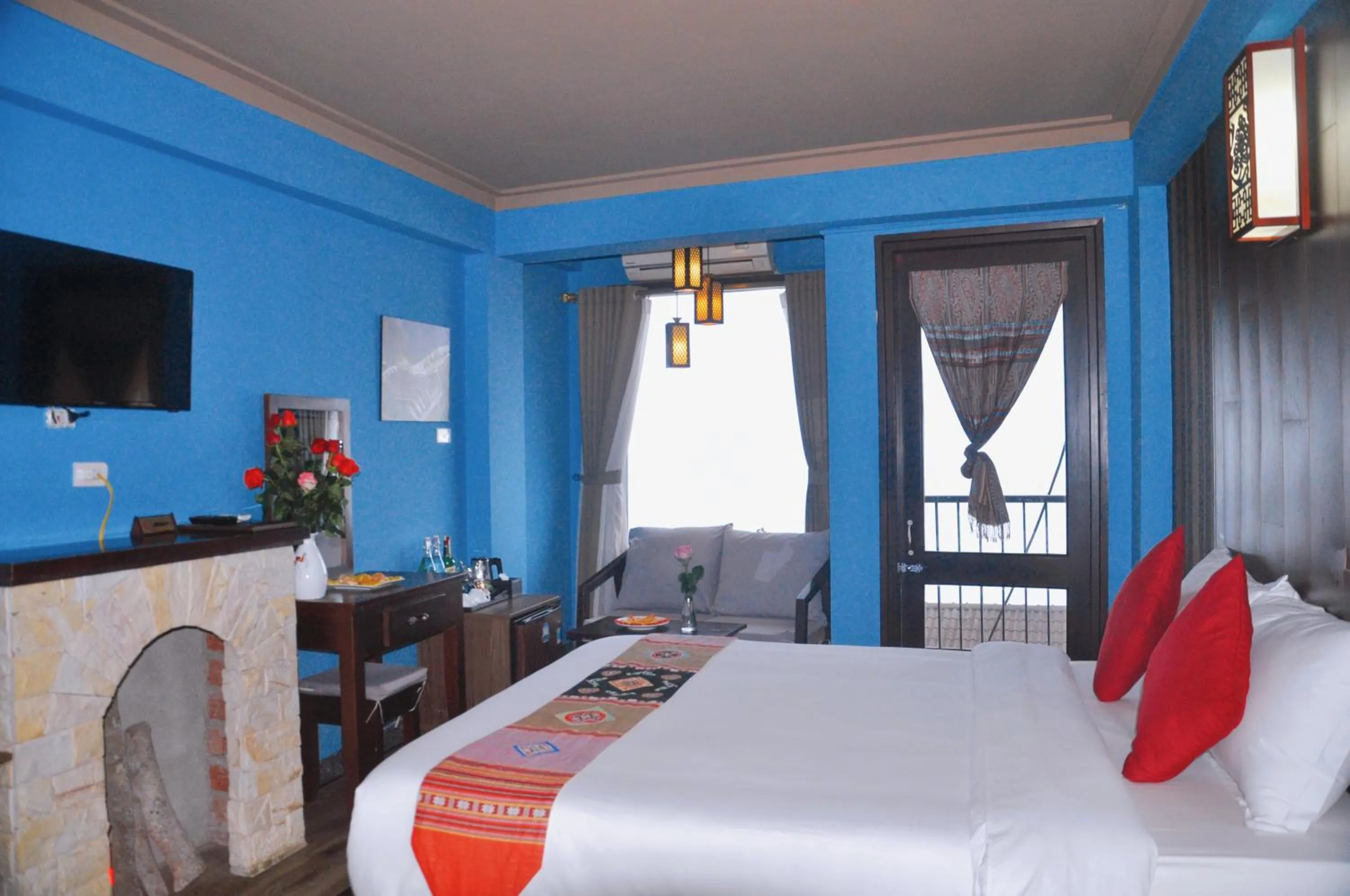 TV and multimedia, Bed in Sapa Hills Hotel