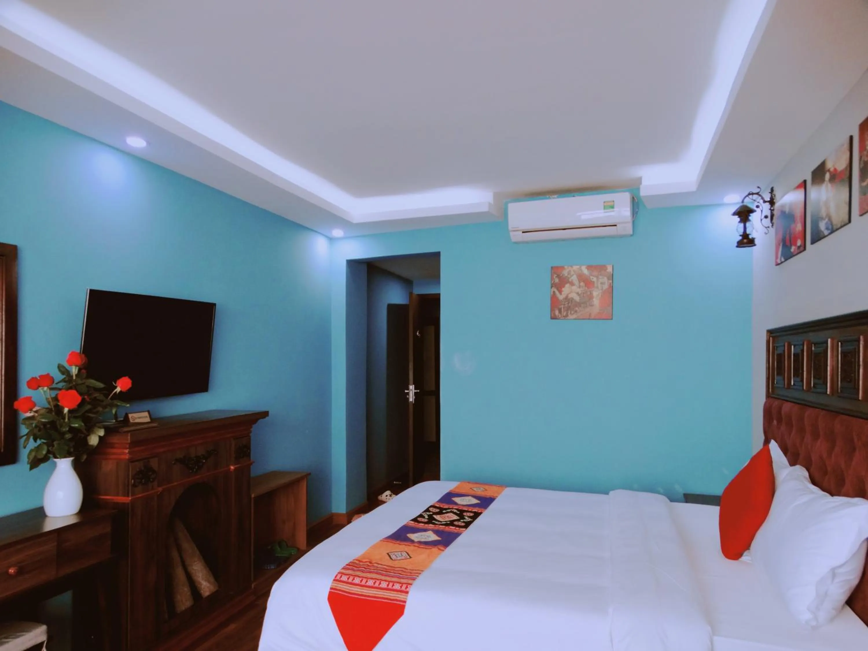 Bed in Sapa Hills Hotel