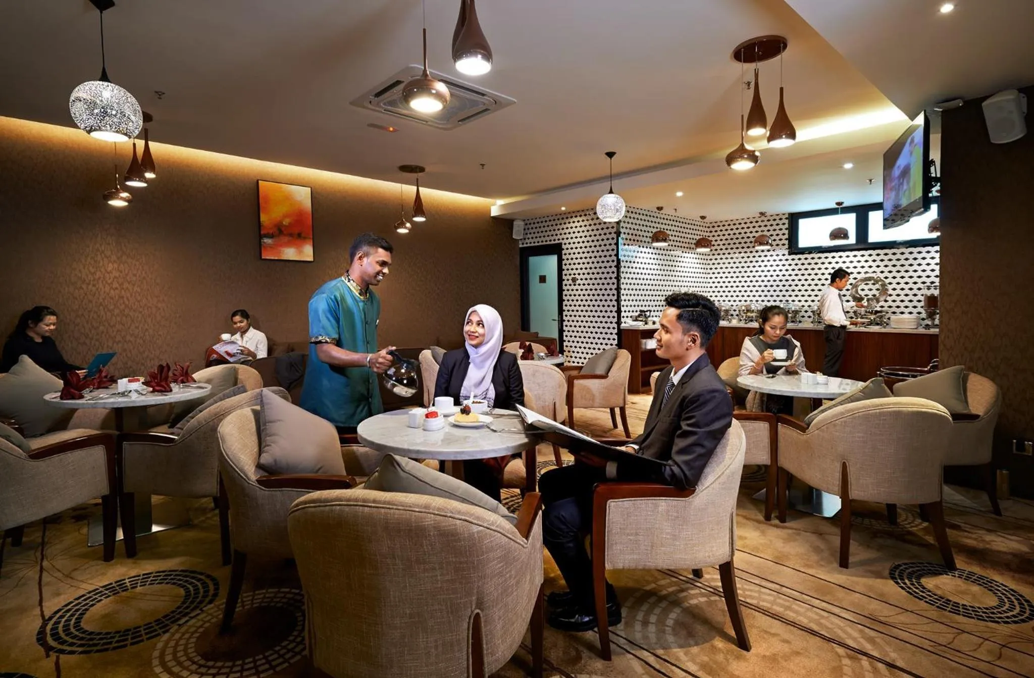 Lounge or bar in Purest Hotel Sungai Petani