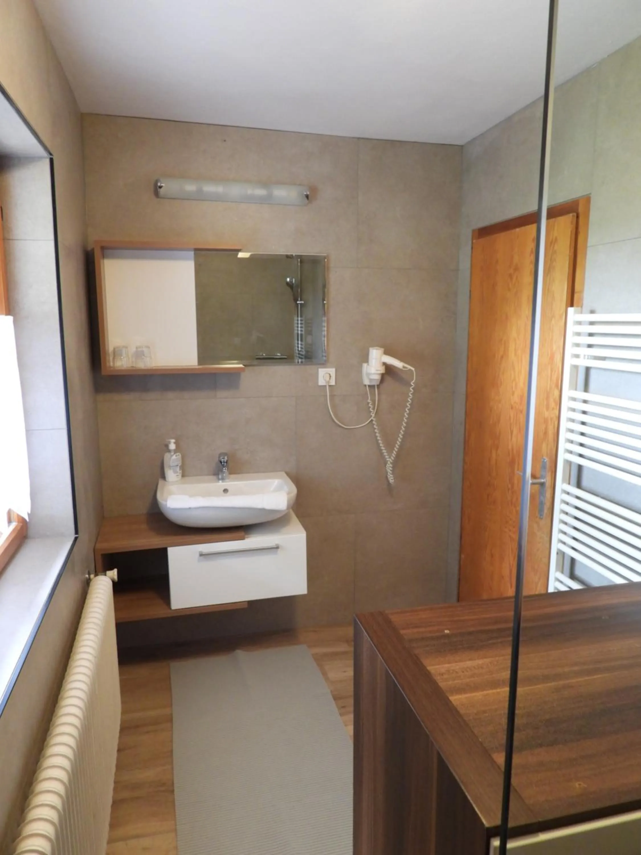 Bathroom in Ferienhaus Oberlengau