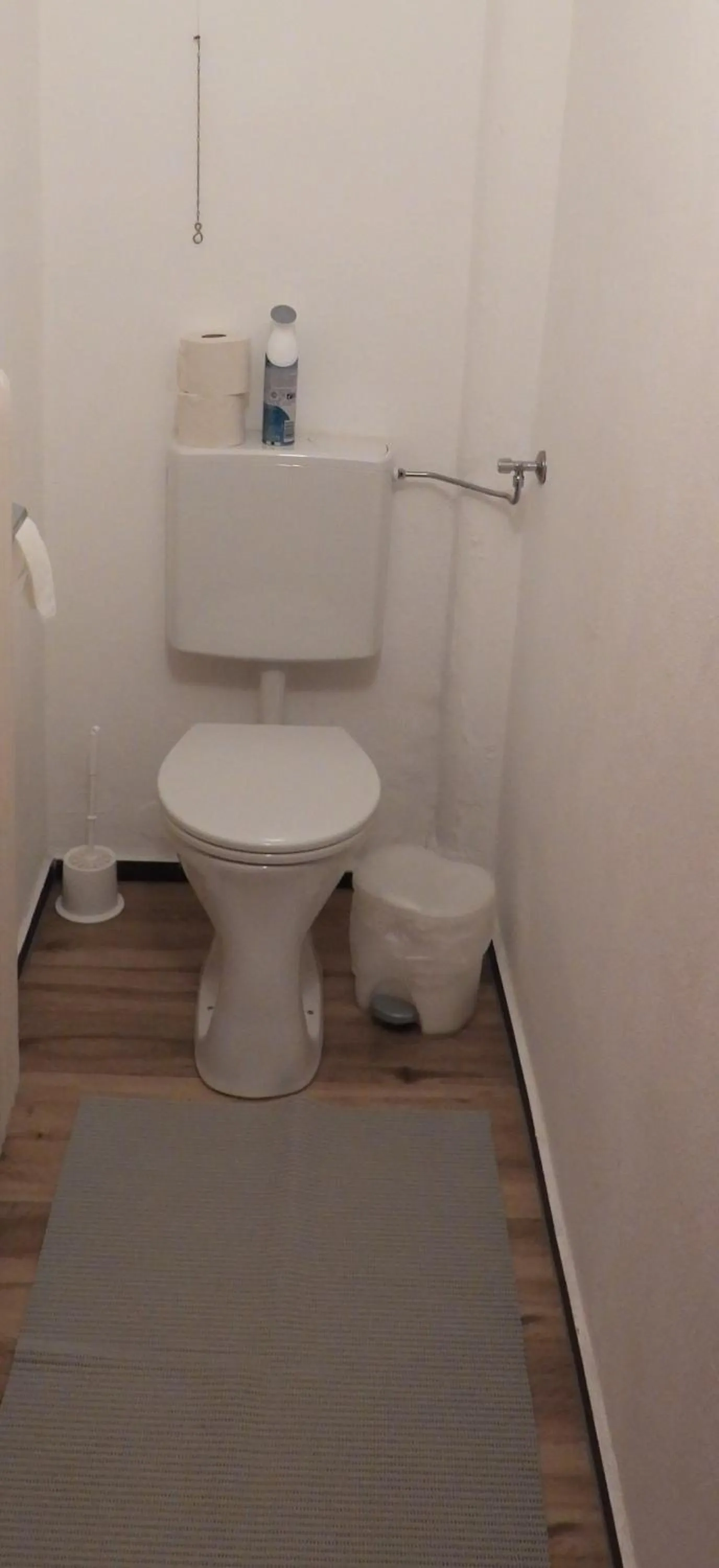 Toilet in Ferienhaus Oberlengau