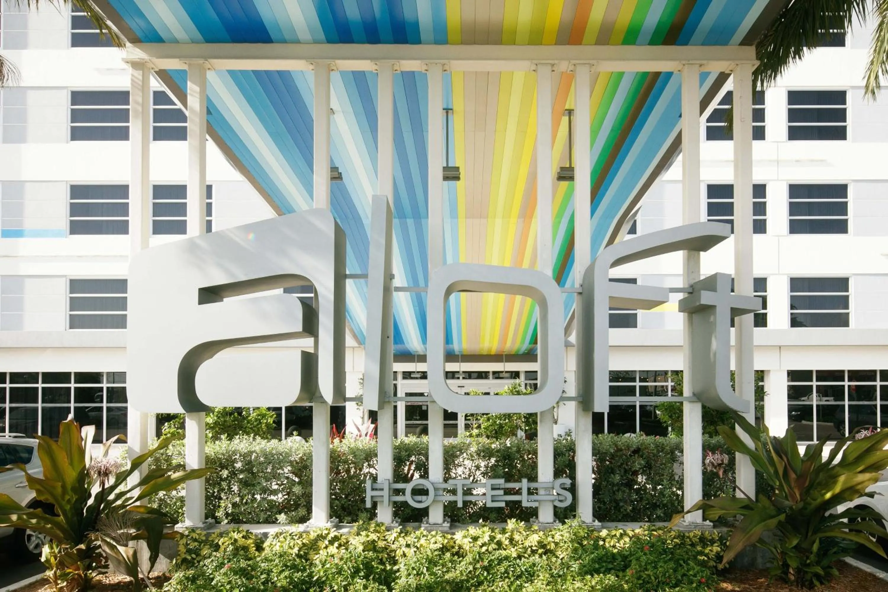 Property building in Aloft Miami Airport