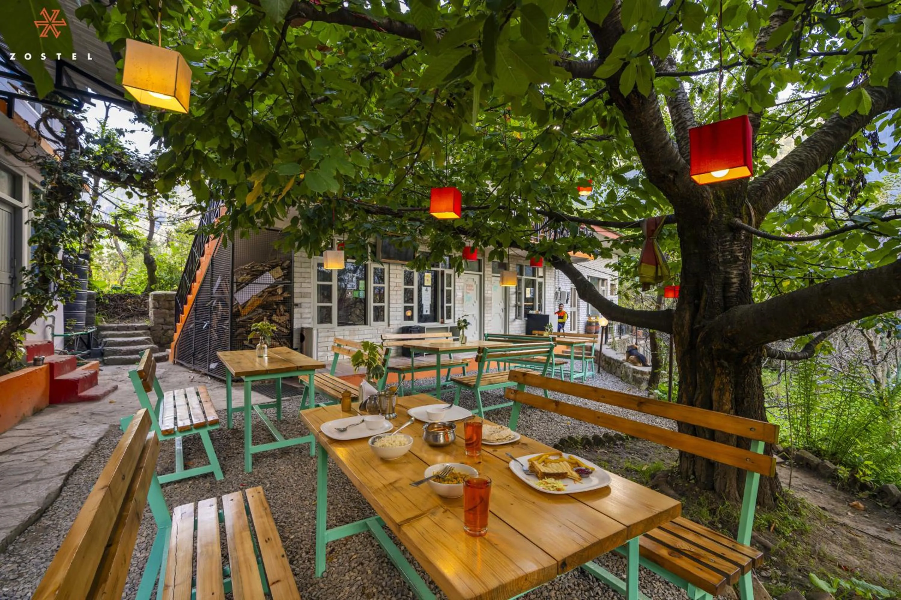 Property building in Zostel Old Manali