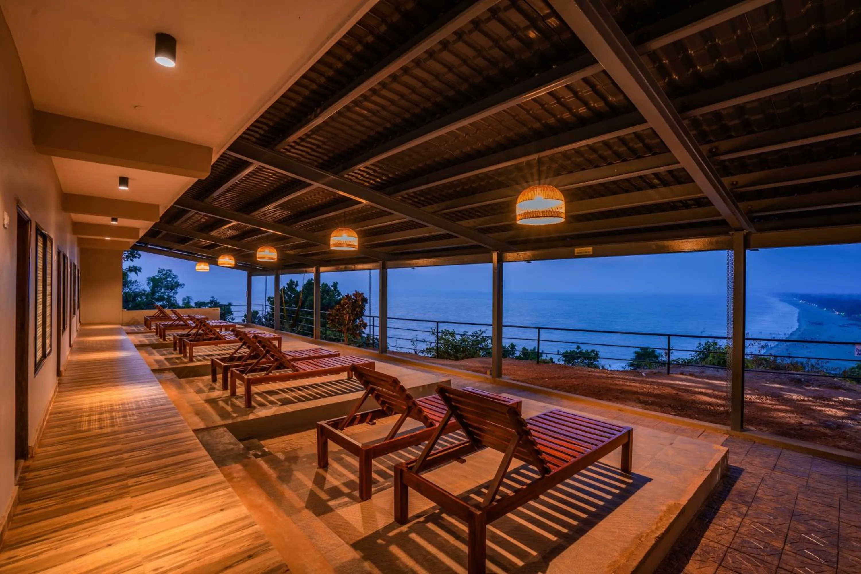 Balcony/Terrace in Zostel Gokarna