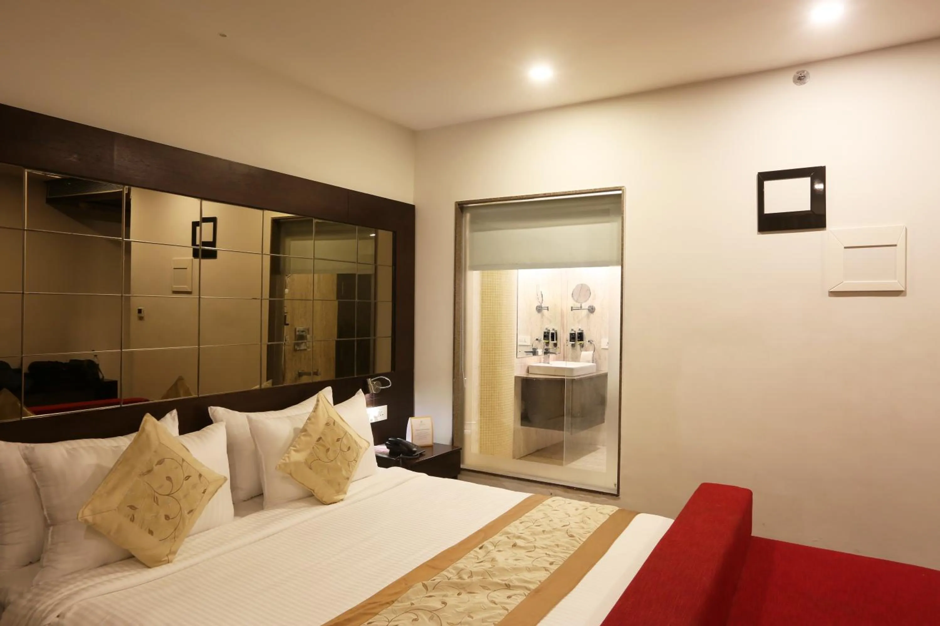 Bed in Hotel Mumbai House