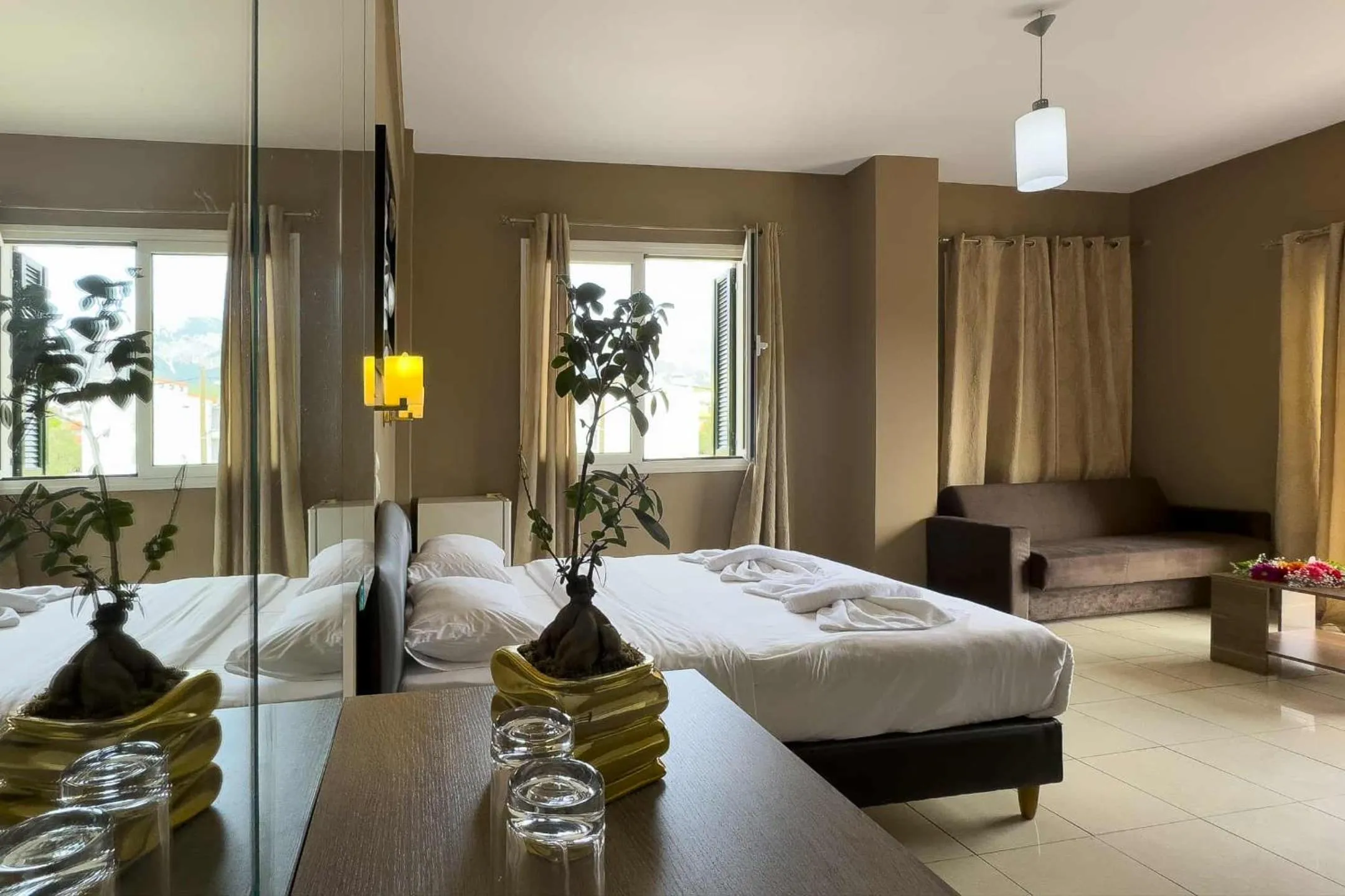 Bed in Cavallari Palace Hotel Suites