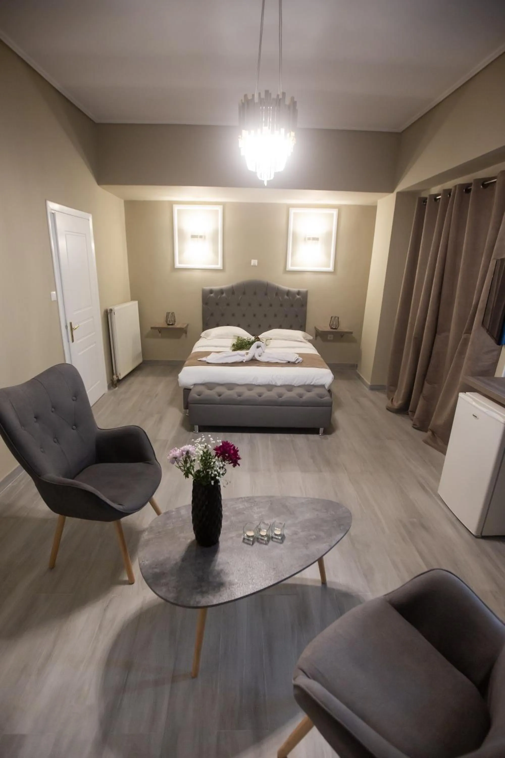 Bed in Cavallari Palace Hotel Suites