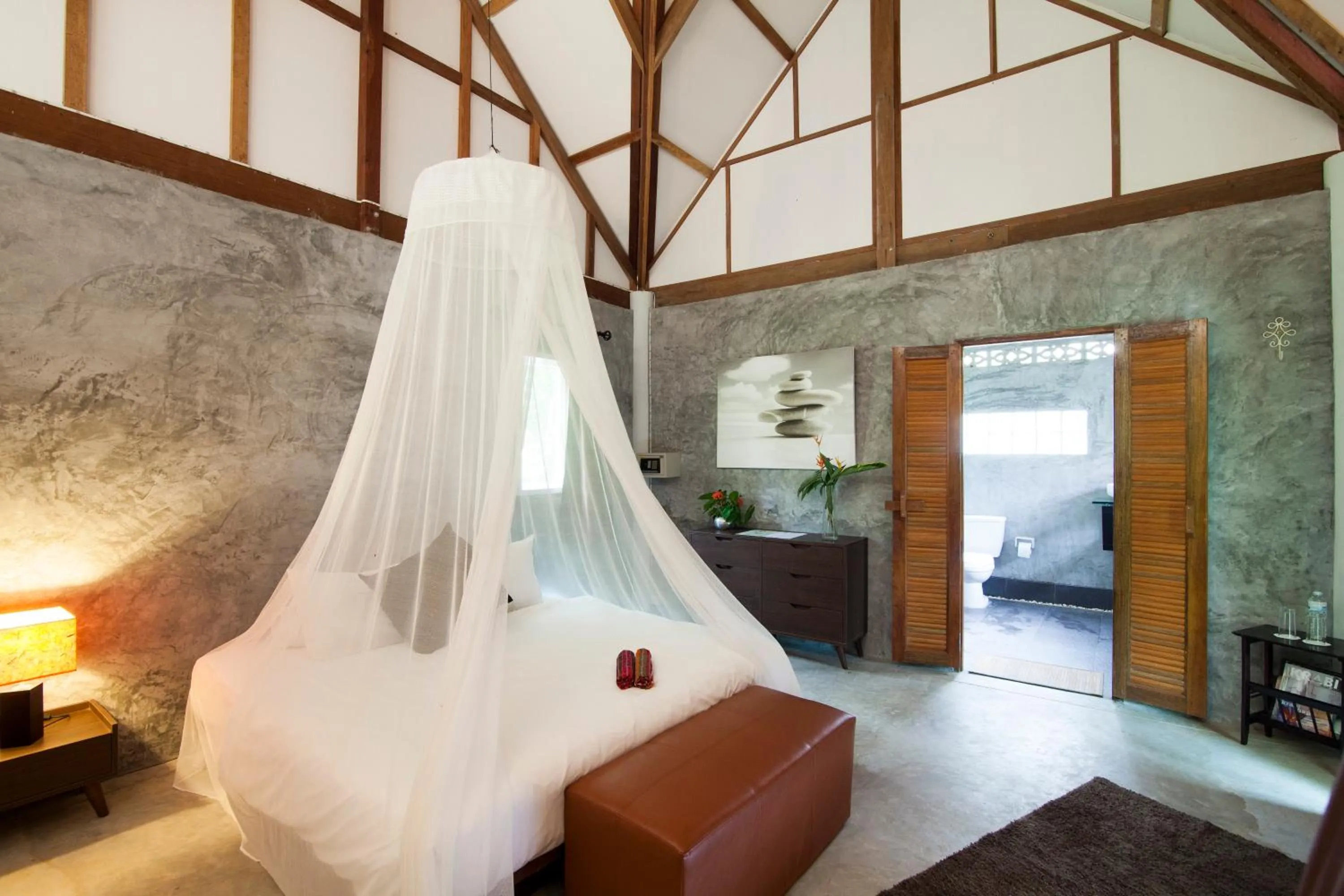 Bedroom, Bed in Oon Lee Bungalows