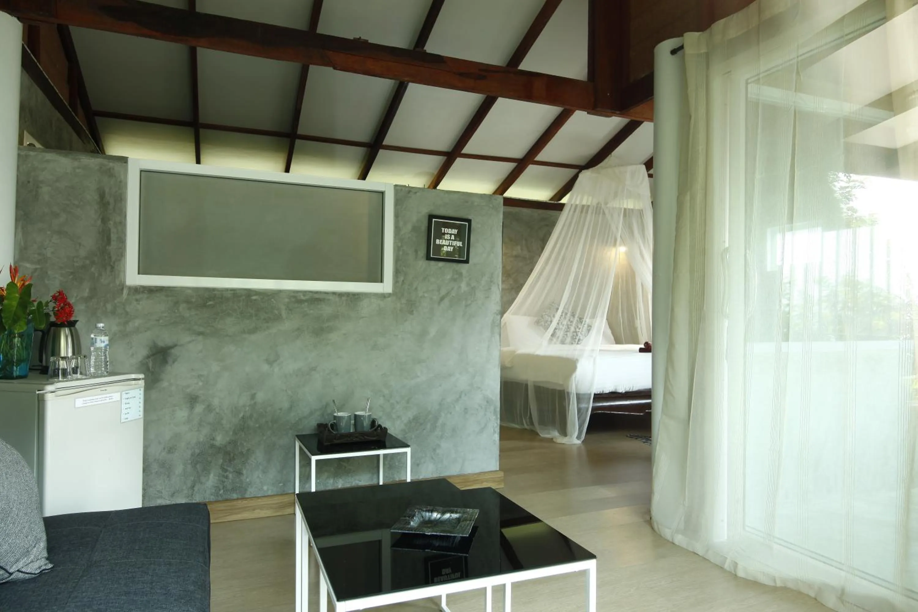 Area and facilities, Bed in Oon Lee Bungalows