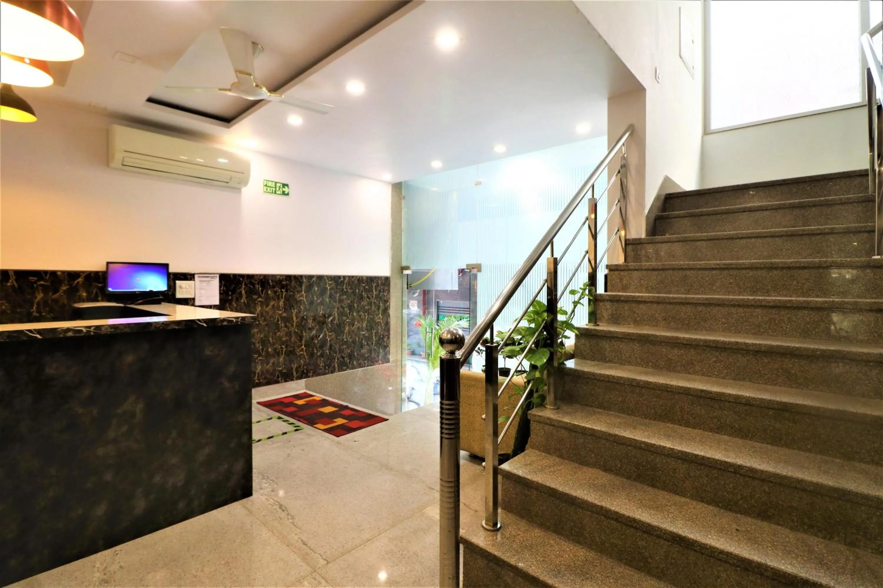 Lobby or reception in Hotel Aeropath Near IGI Airport Delhi