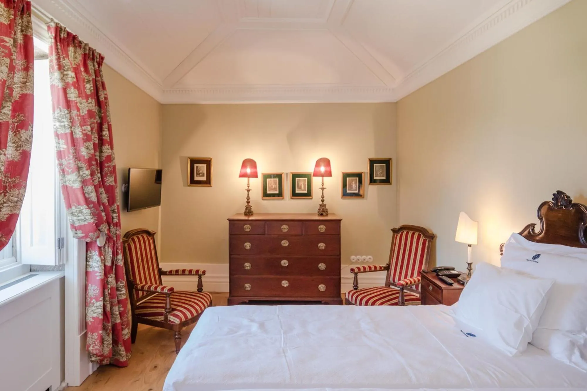 Bed in Hotel Paço de Vitorino