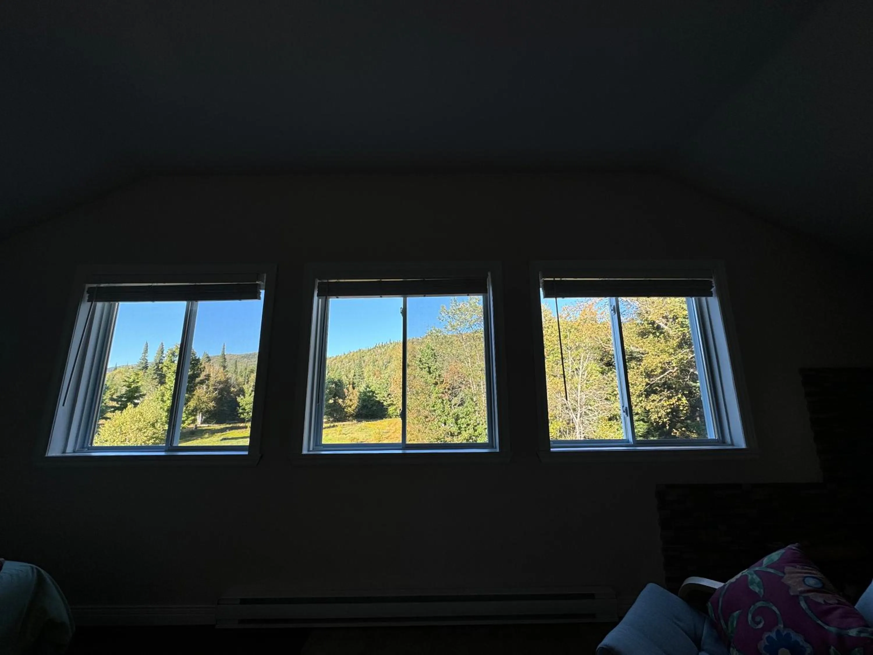 Mountain view in Loft Nature Laurentides