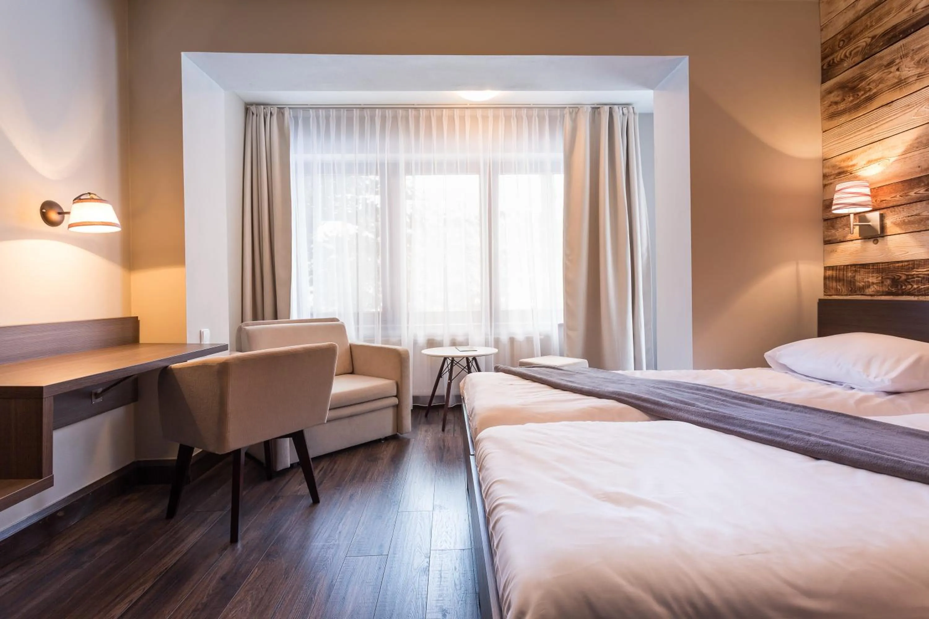 Living room, Bed in Walkowy Dwor