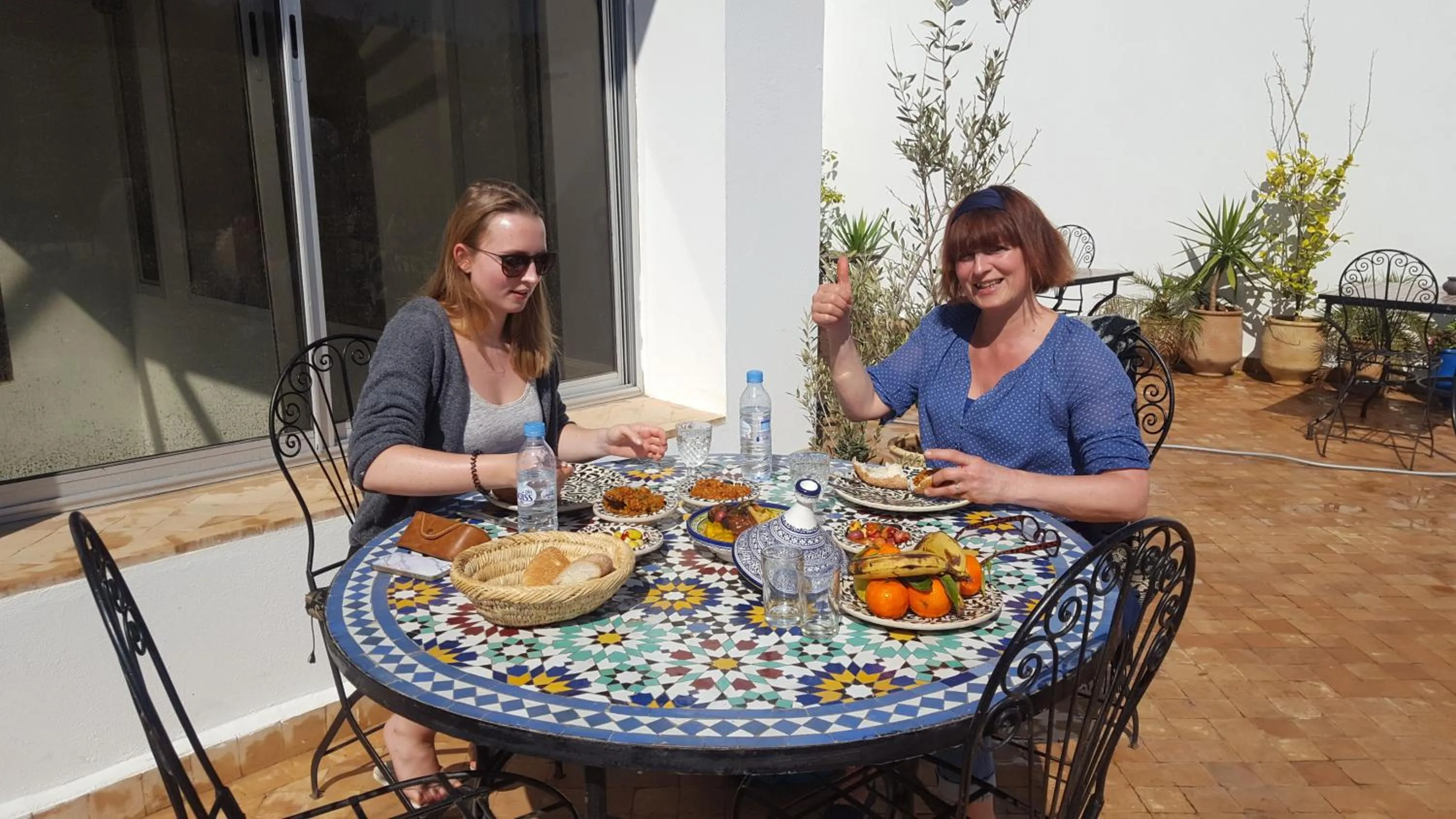 Dining area in Palais Nazha Fes - Luxury Lodging