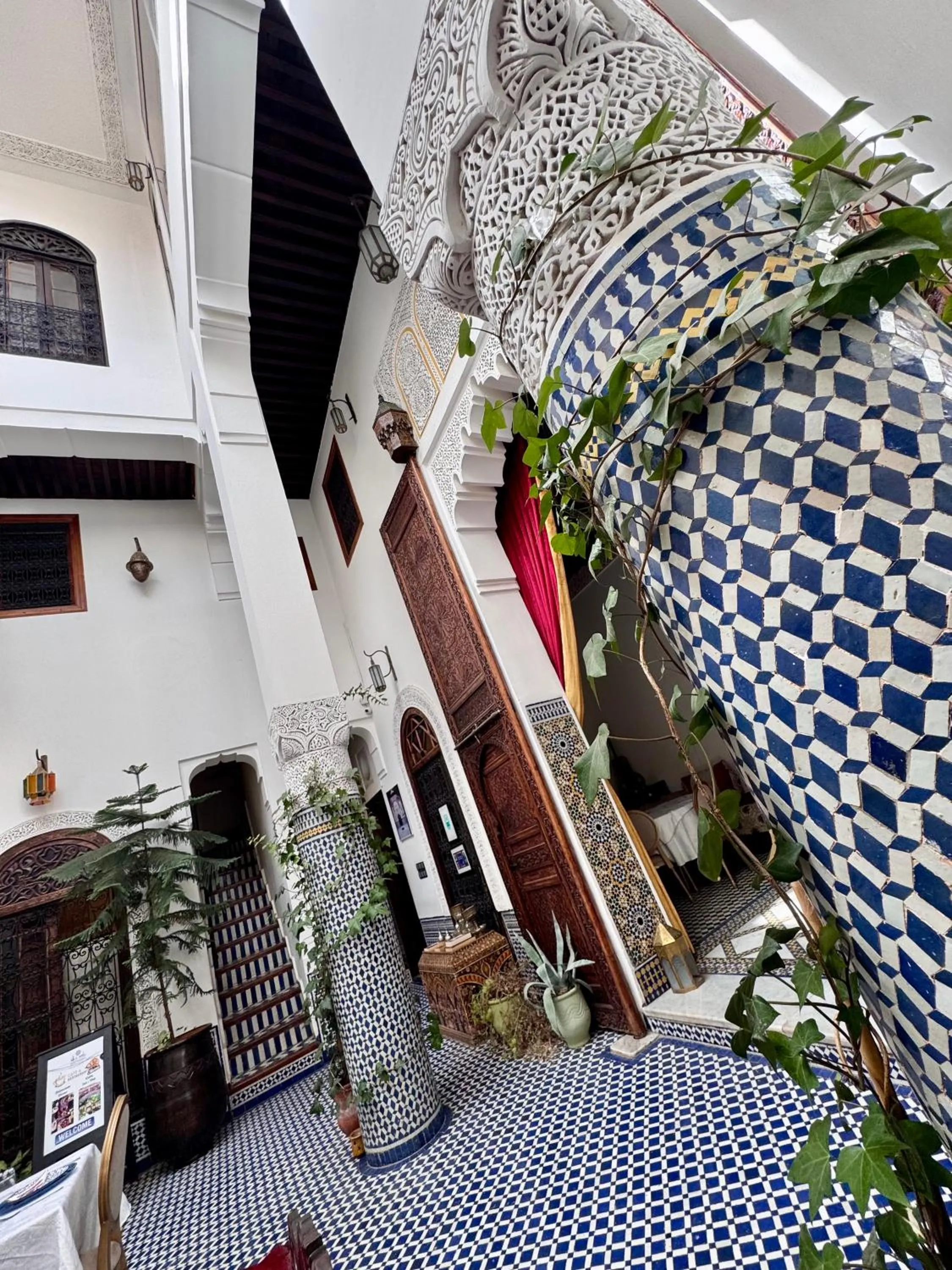 Lobby or reception in Palais Nazha Fes - Luxury Lodging