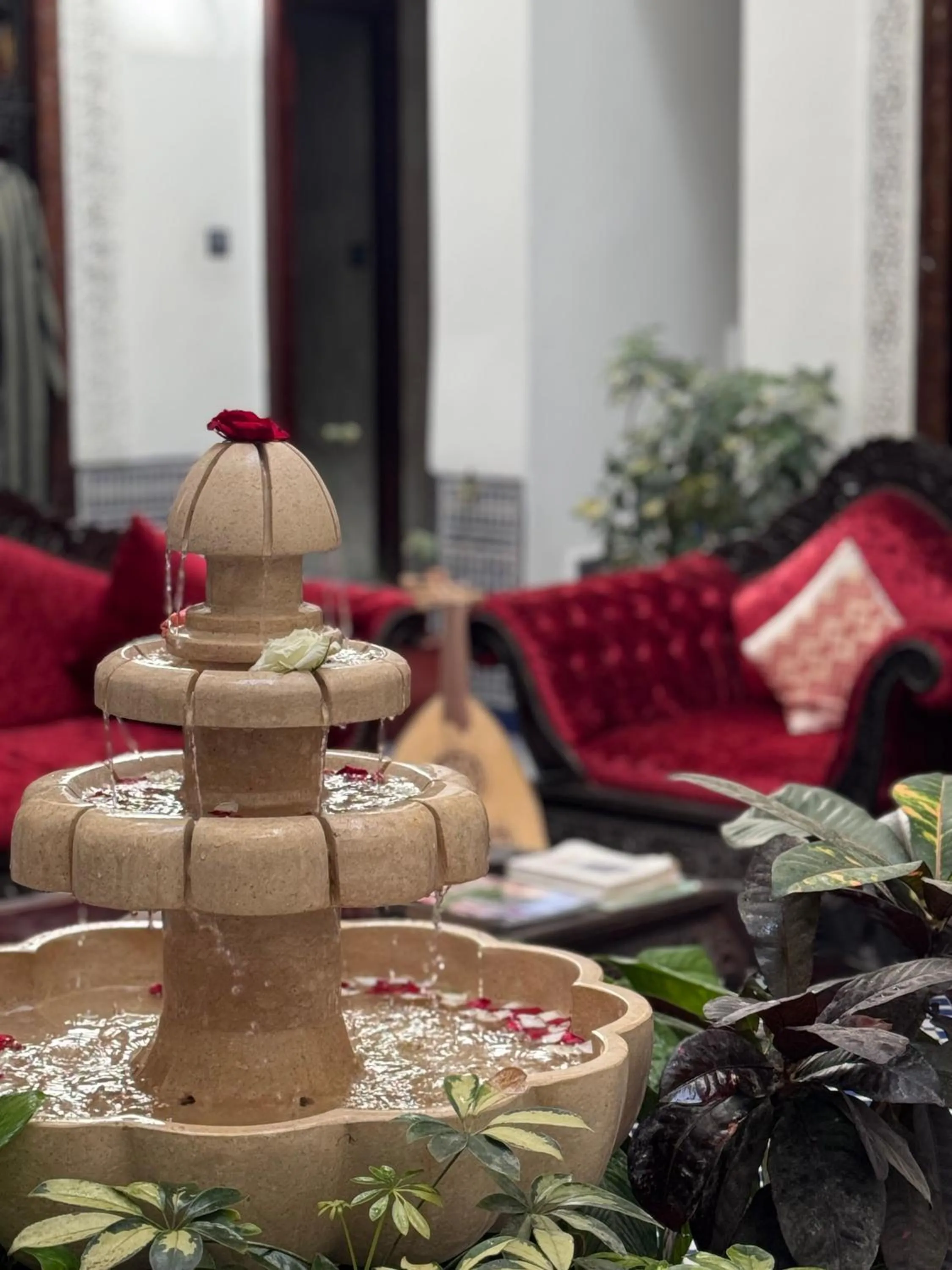 Lobby or reception in Palais Nazha Fes - Luxury Lodging