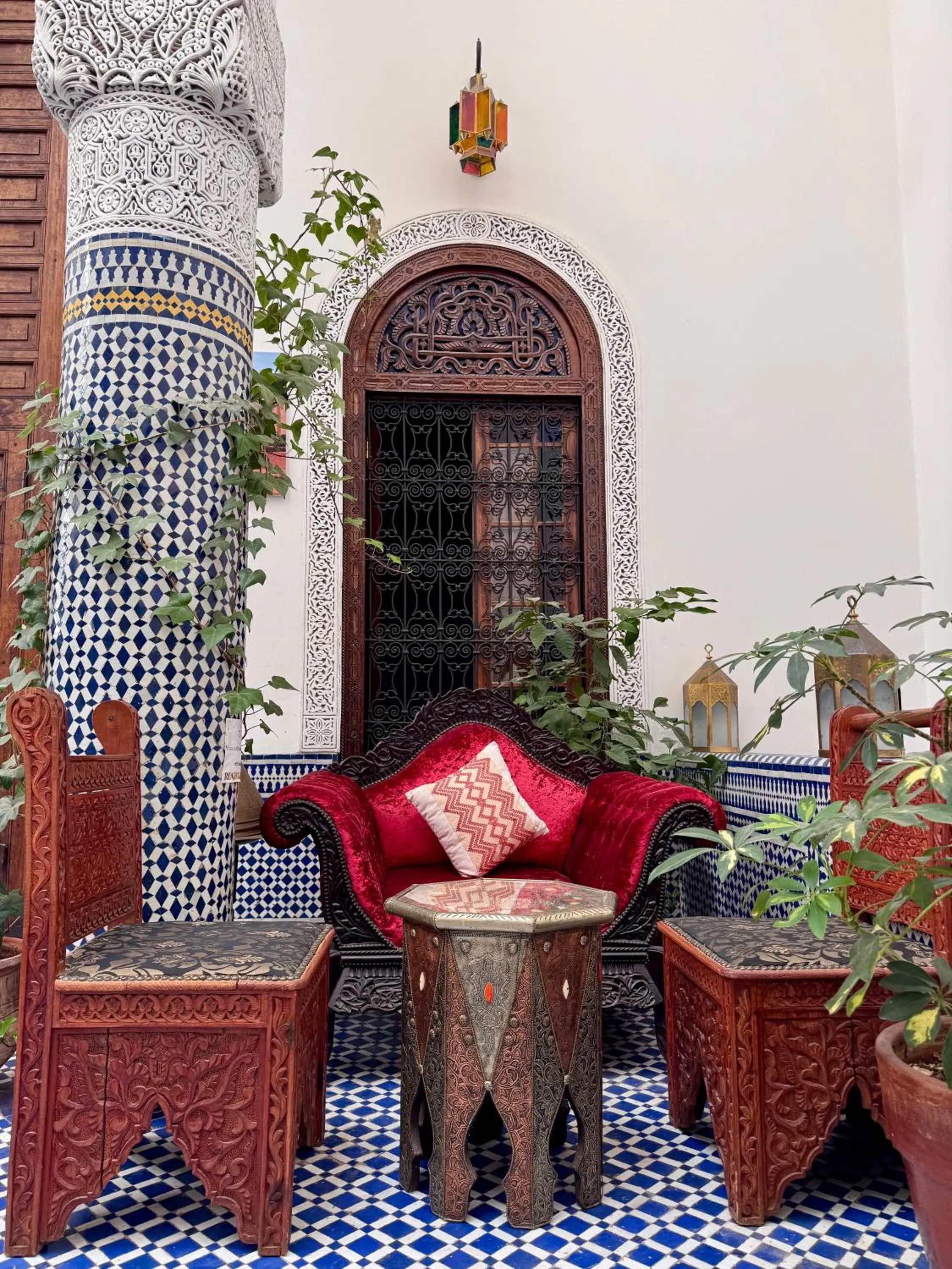 Lobby or reception in Palais Nazha Fes - Luxury Lodging