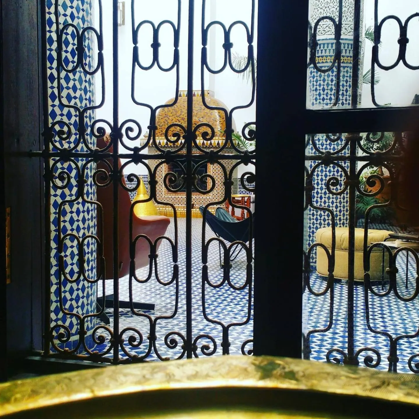 flat iron in Palais Nazha Fes - Luxury Lodging