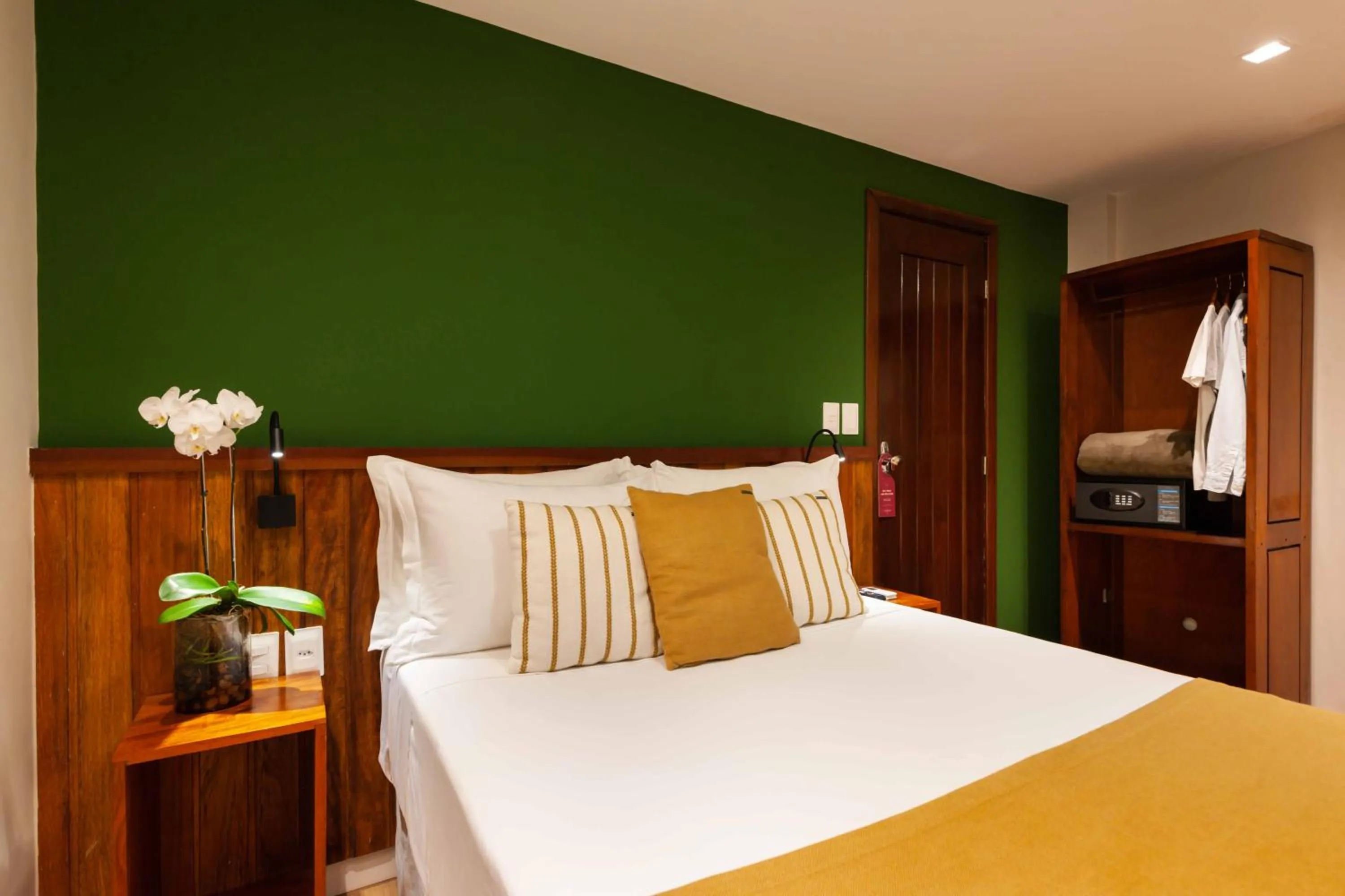 Bed in Pousada Bahia Tambor