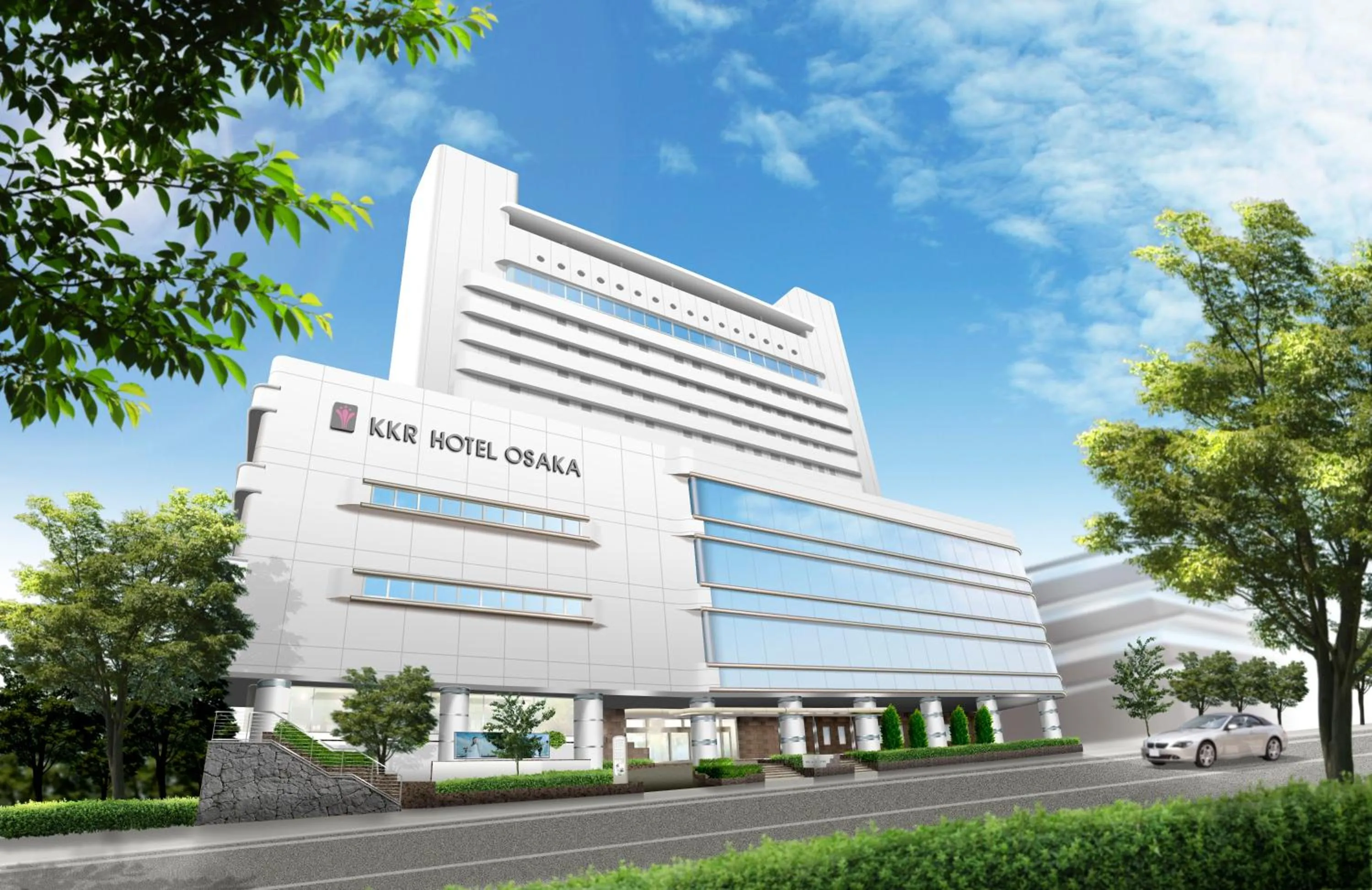 Property building in KKR Hotel Osaka