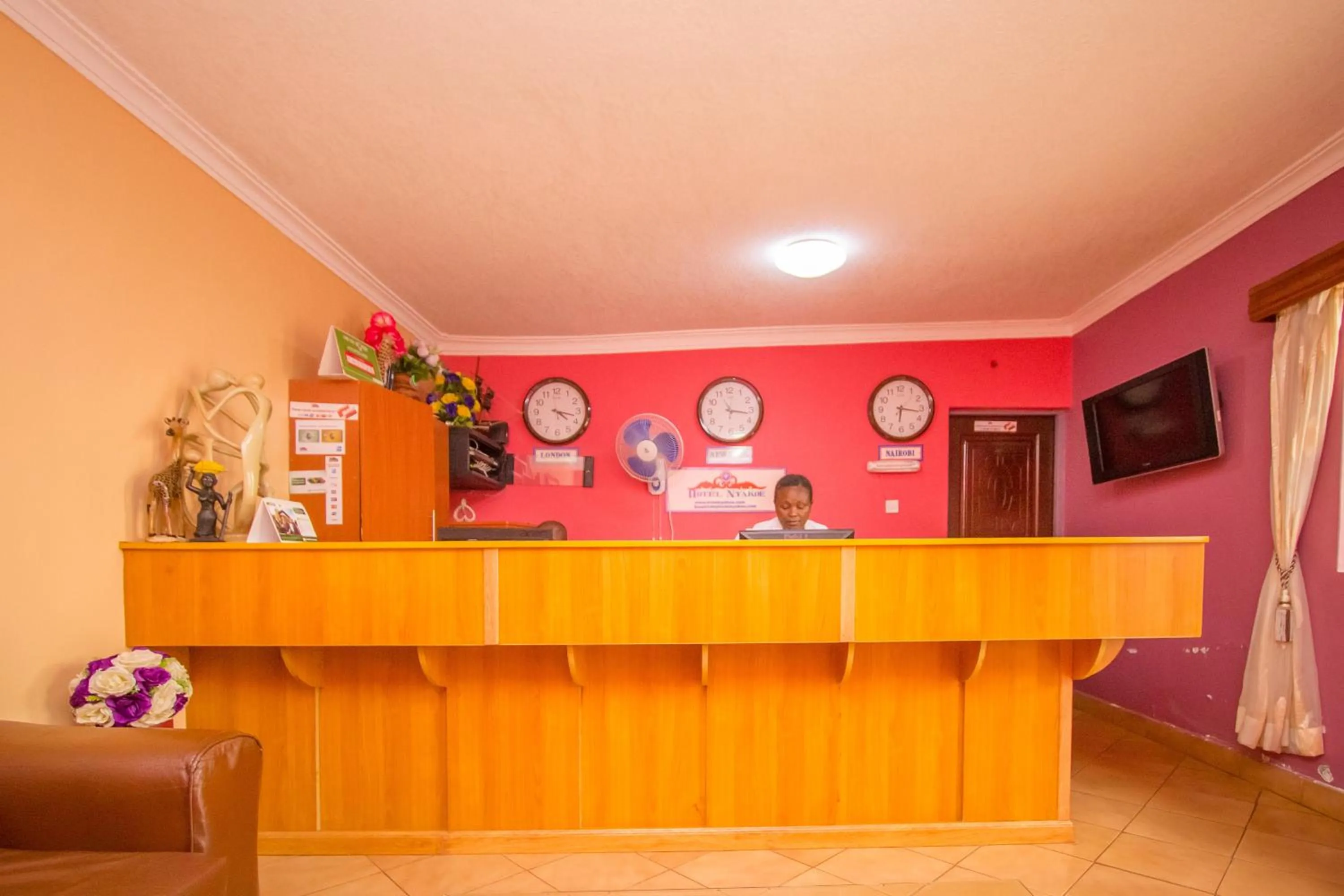 Lobby or reception in Hotel Nyakoe Kisii