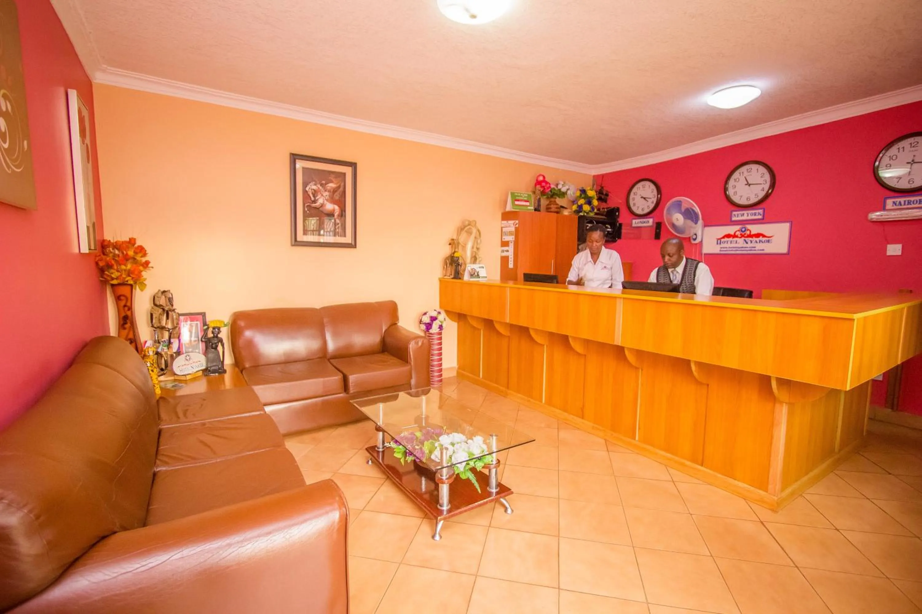 Lobby or reception in Hotel Nyakoe Kisii