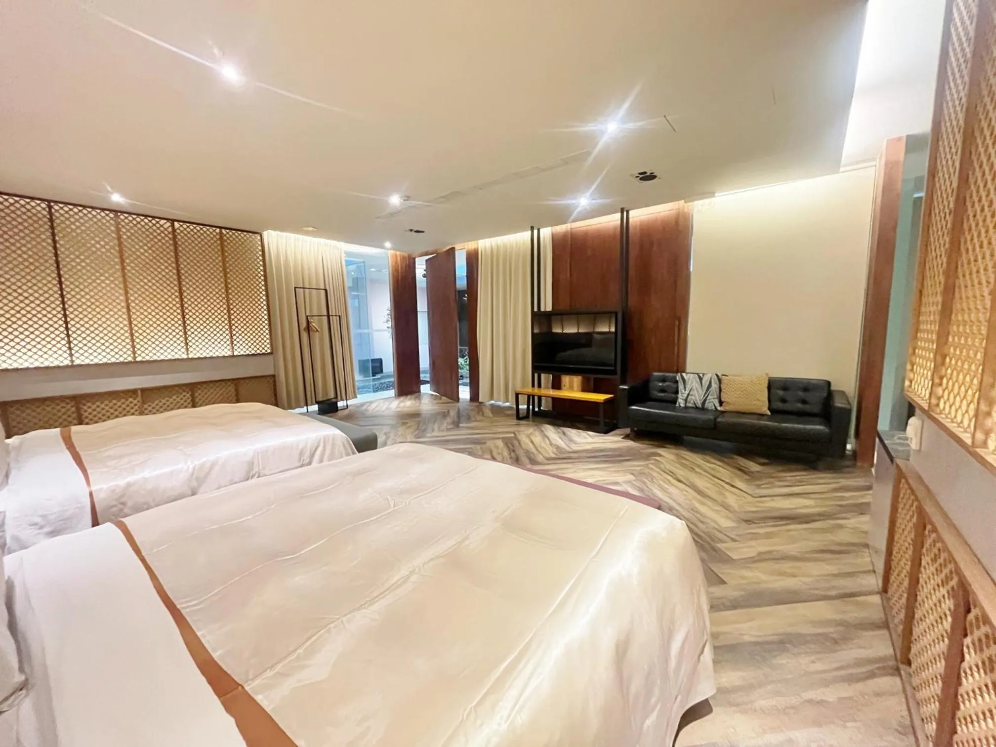 Bed in Moonlight Motel