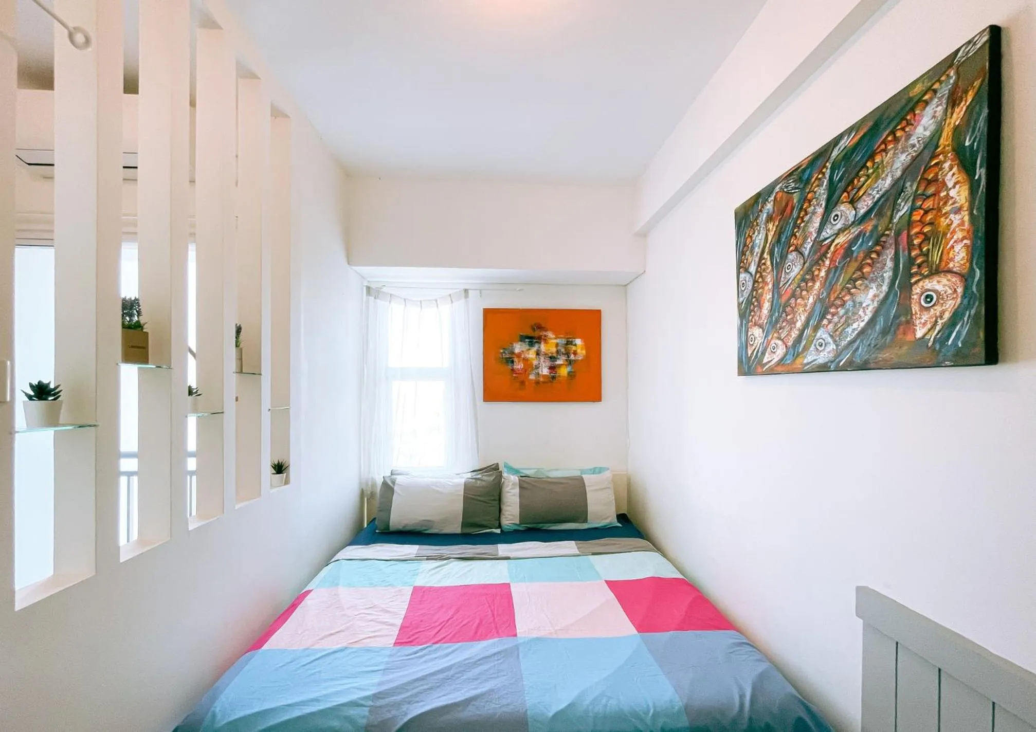 Bedroom, Bed in The Satu Stay - Apartemen SGV